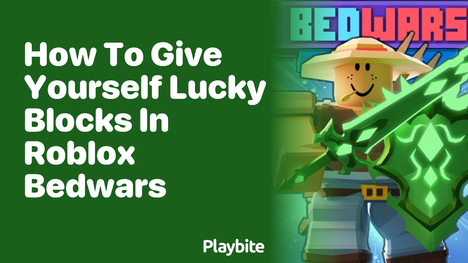 How to Give Yourself Lucky Blocks in Roblox Bedwars