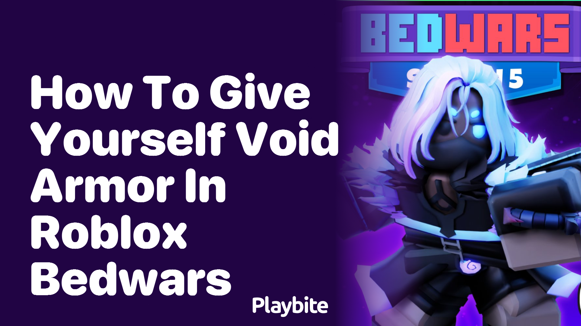 How to Give Yourself Void Armor in Roblox Bedwars