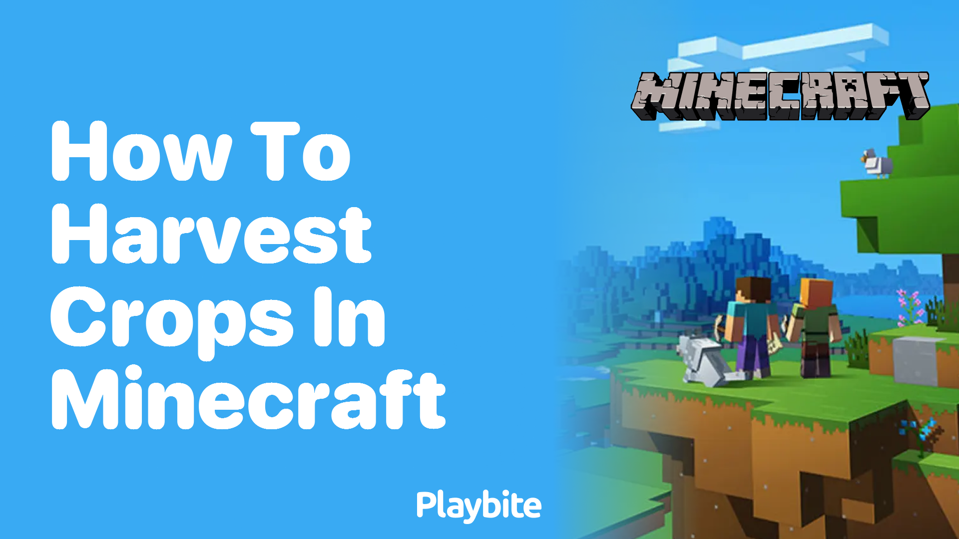 How to Harvest Crops in Minecraft