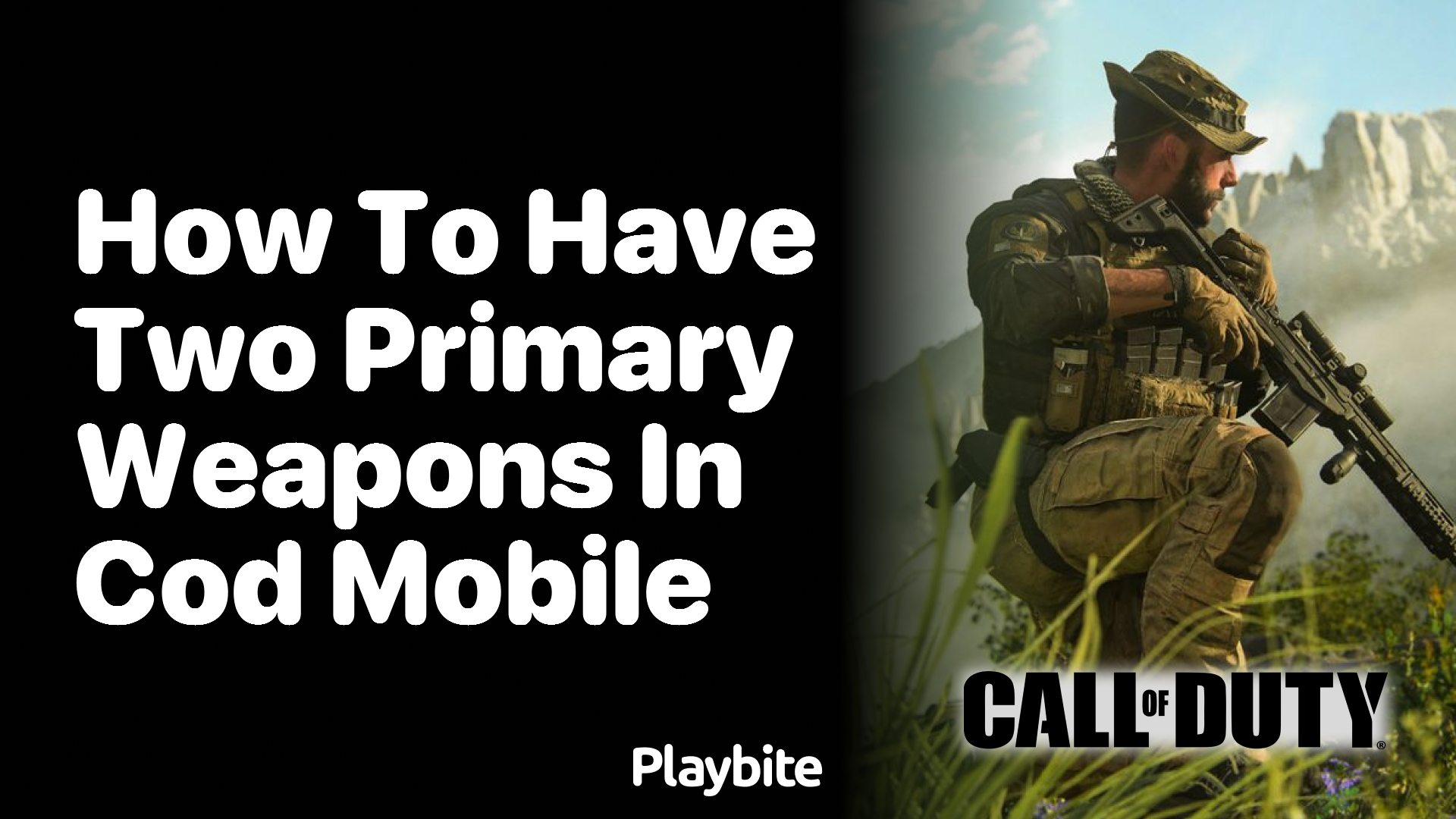 How to Have Two Primary Weapons in COD Mobile? - Playbite