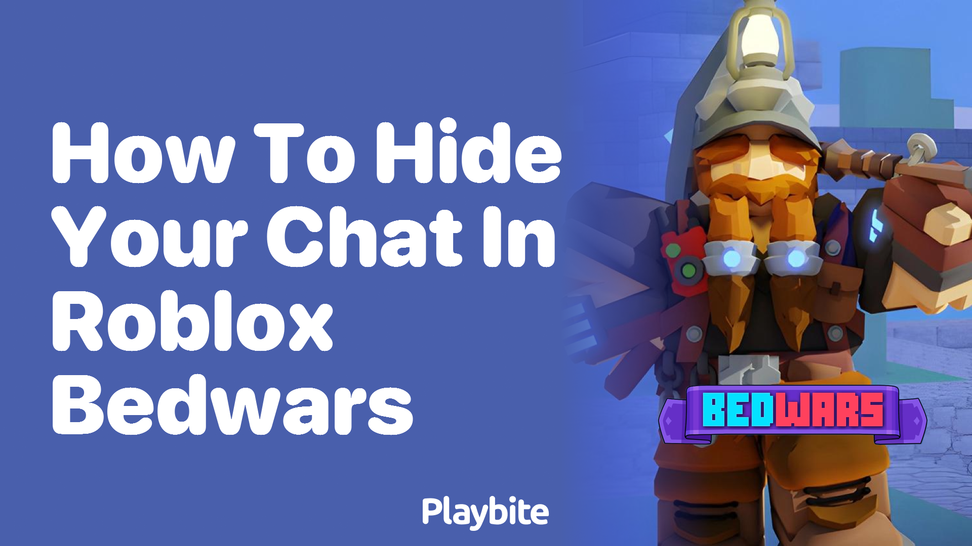 How to Hide Your Chat in Roblox Bedwars