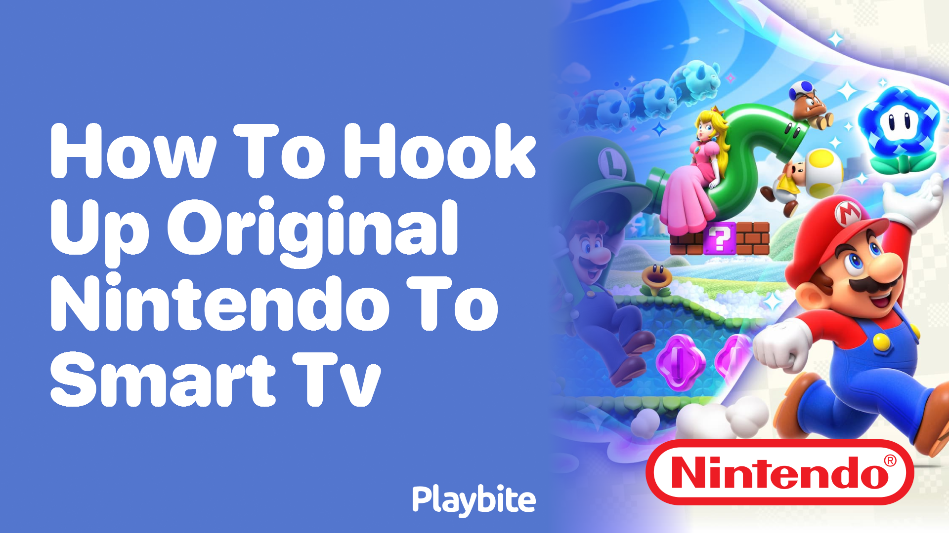 How to Hook Up an Original Nintendo to Your Smart TV - Playbite