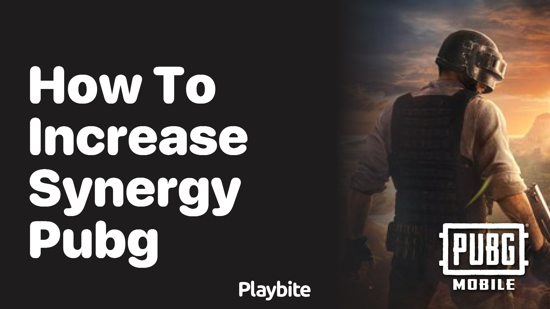 How to Increase Synergy in PUBG Mobile