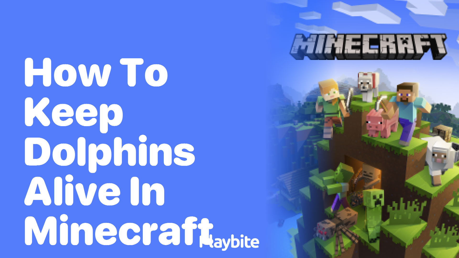 How to Keep Dolphins Alive in Minecraft