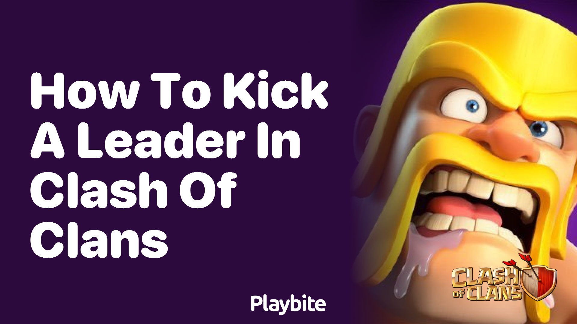 How to Kick a Leader in Clash of Clans