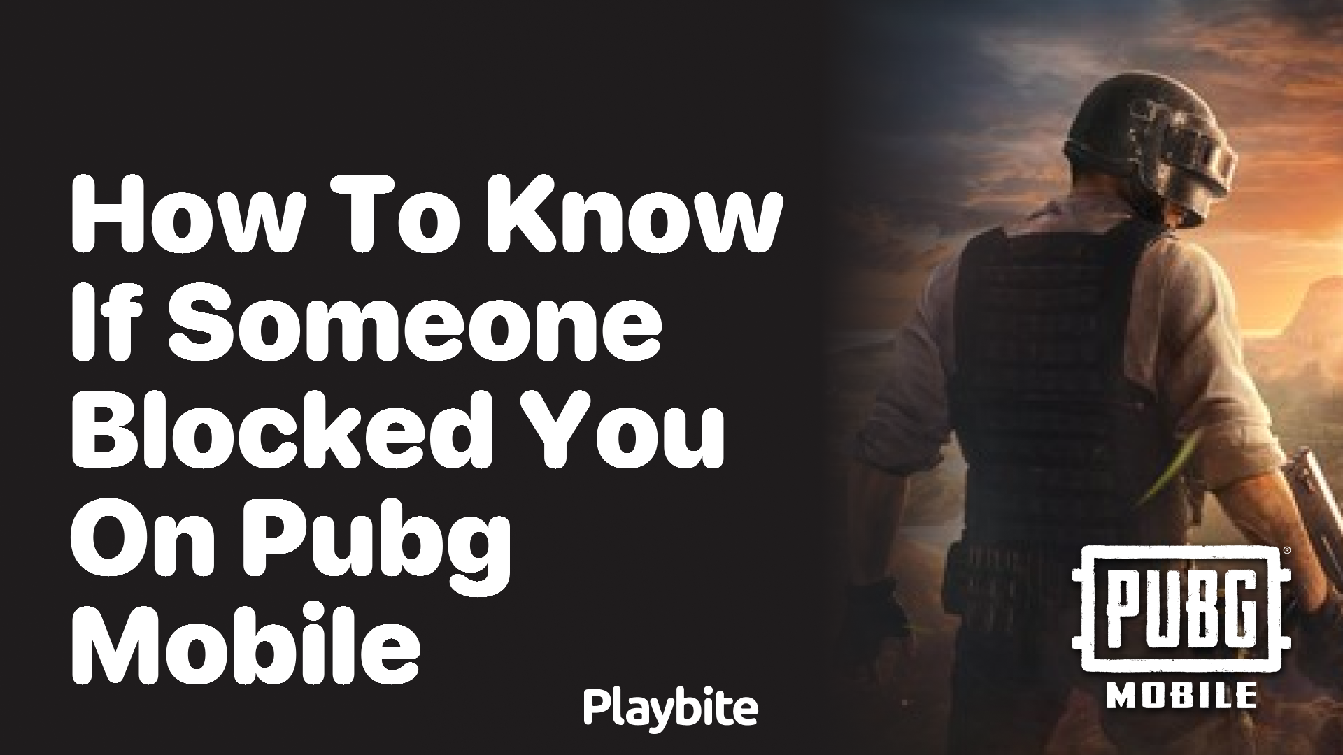 How to Know if Someone Blocked You on PUBG Mobile