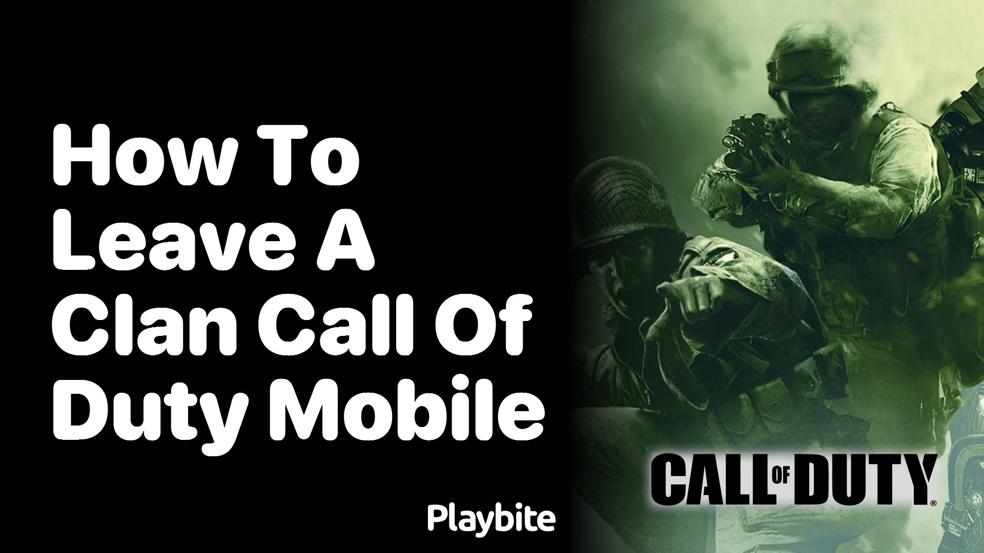 How to Leave a Clan in Call of Duty Mobile