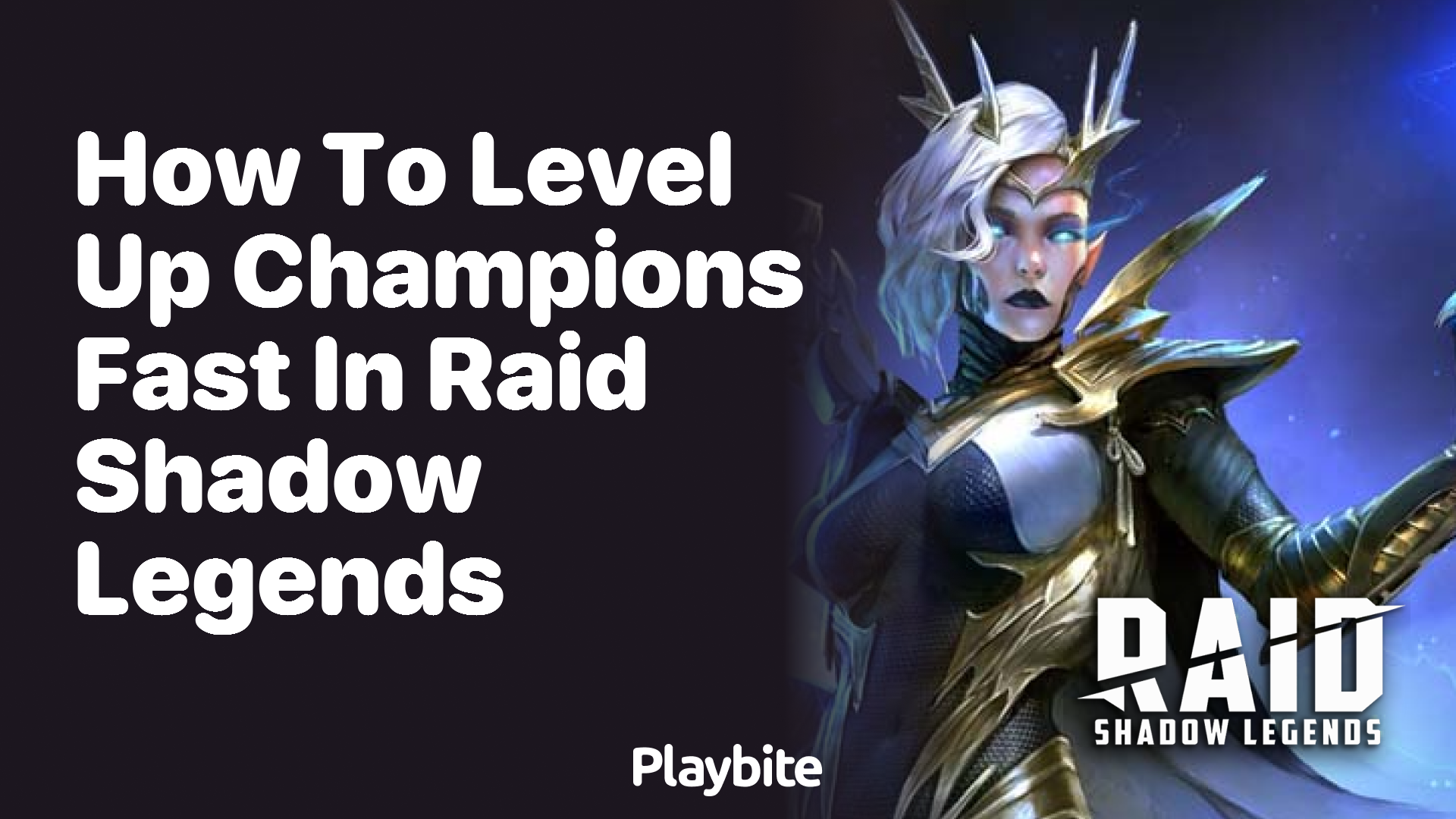 How to Level Up Champions Fast in Raid Shadow Legends