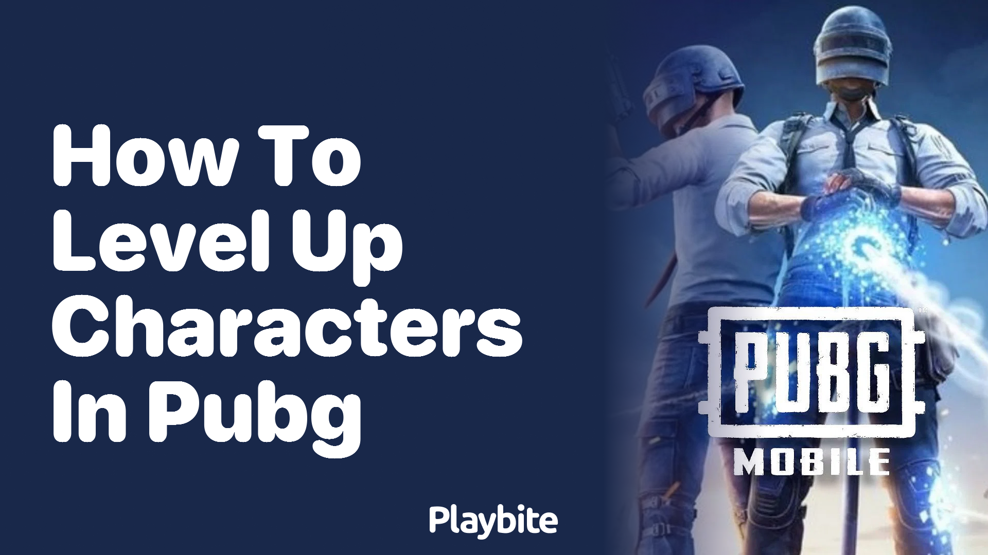 How to Level Up Characters in PUBG Mobile