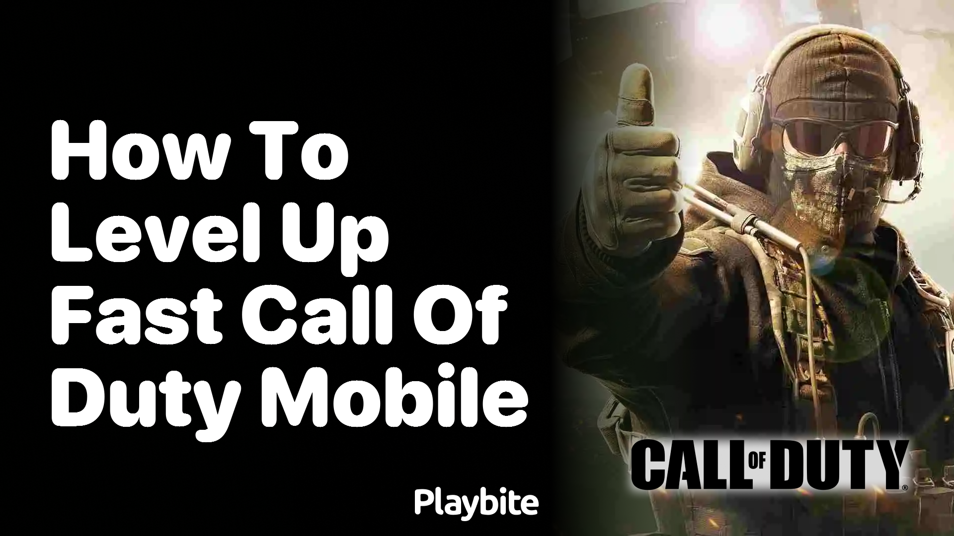 How to Level Up Fast in Call of Duty Mobile