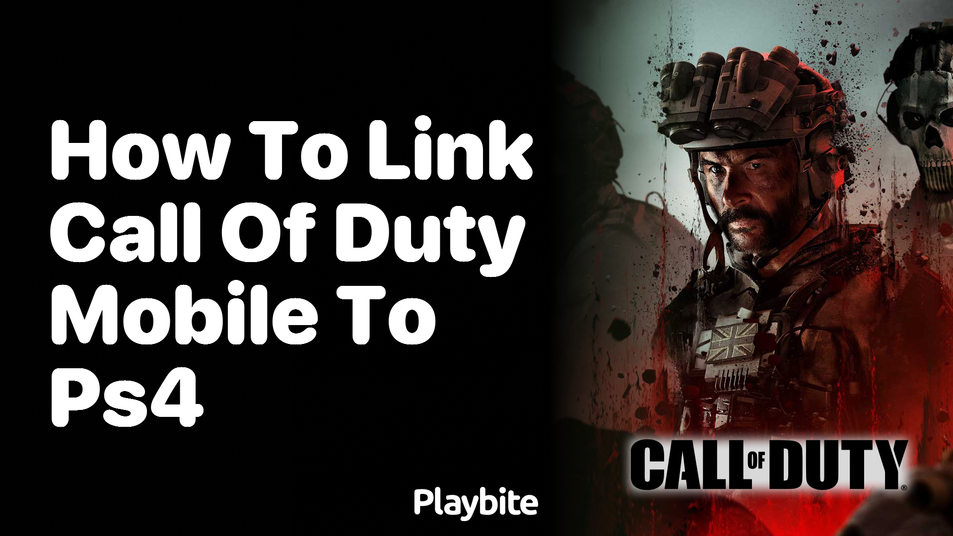 How to Link Call of Duty Mobile to PS4