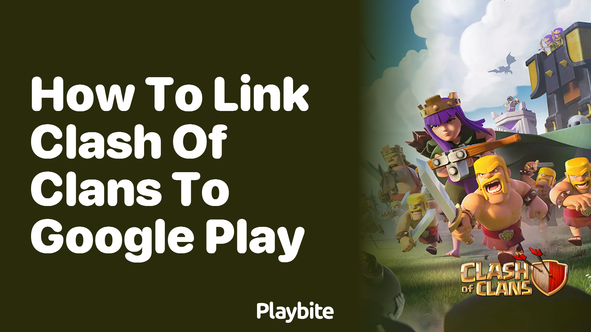 How to Link Clash of Clans to Google Play - Playbite