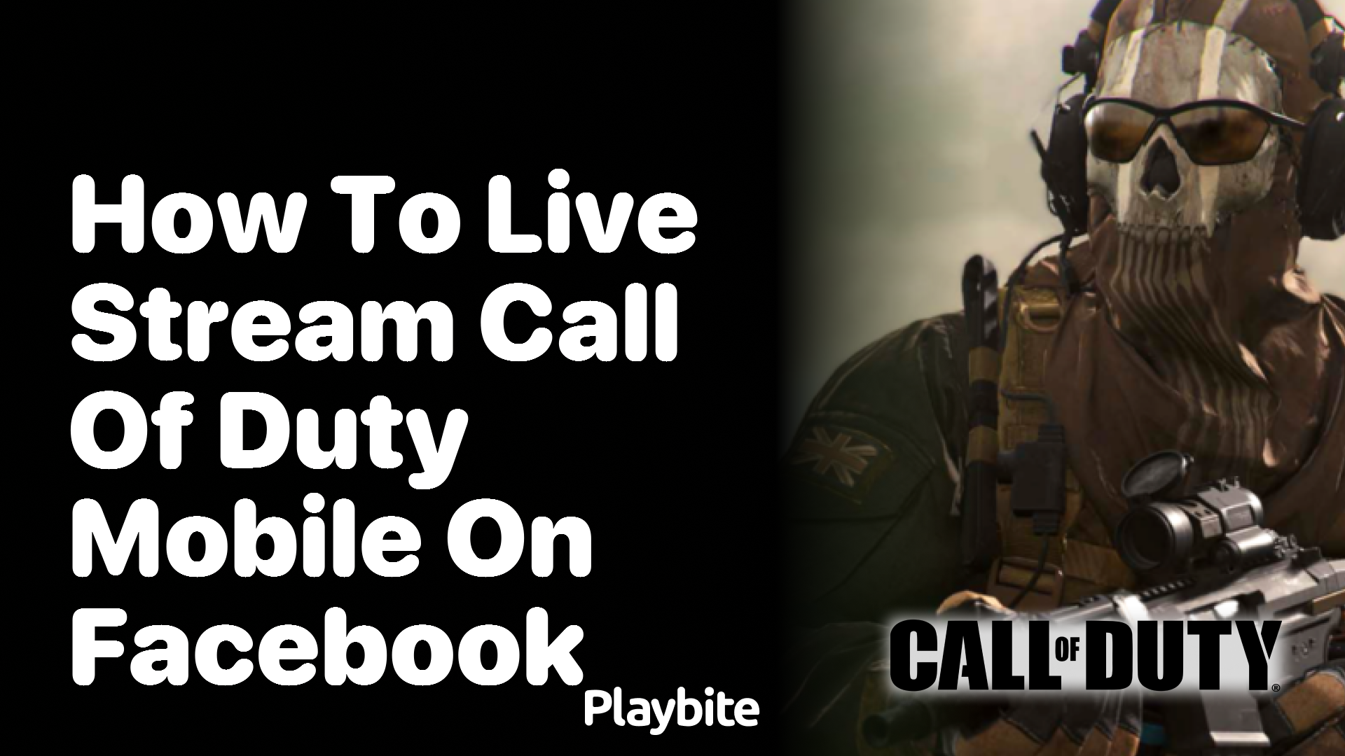 How to Live Stream Call of Duty Mobile on Facebook