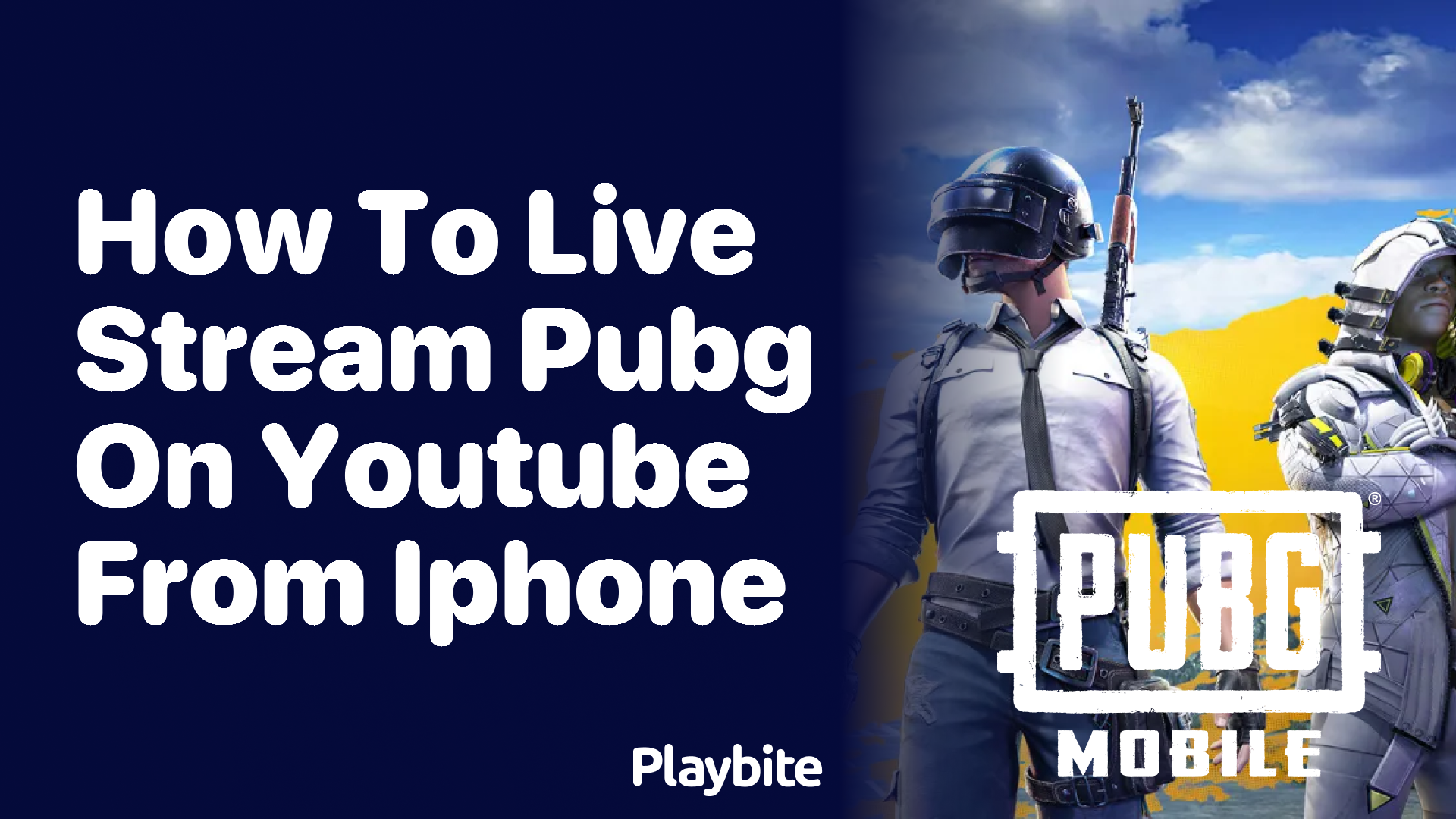 How to Live Stream PUBG on YouTube from Your iPhone