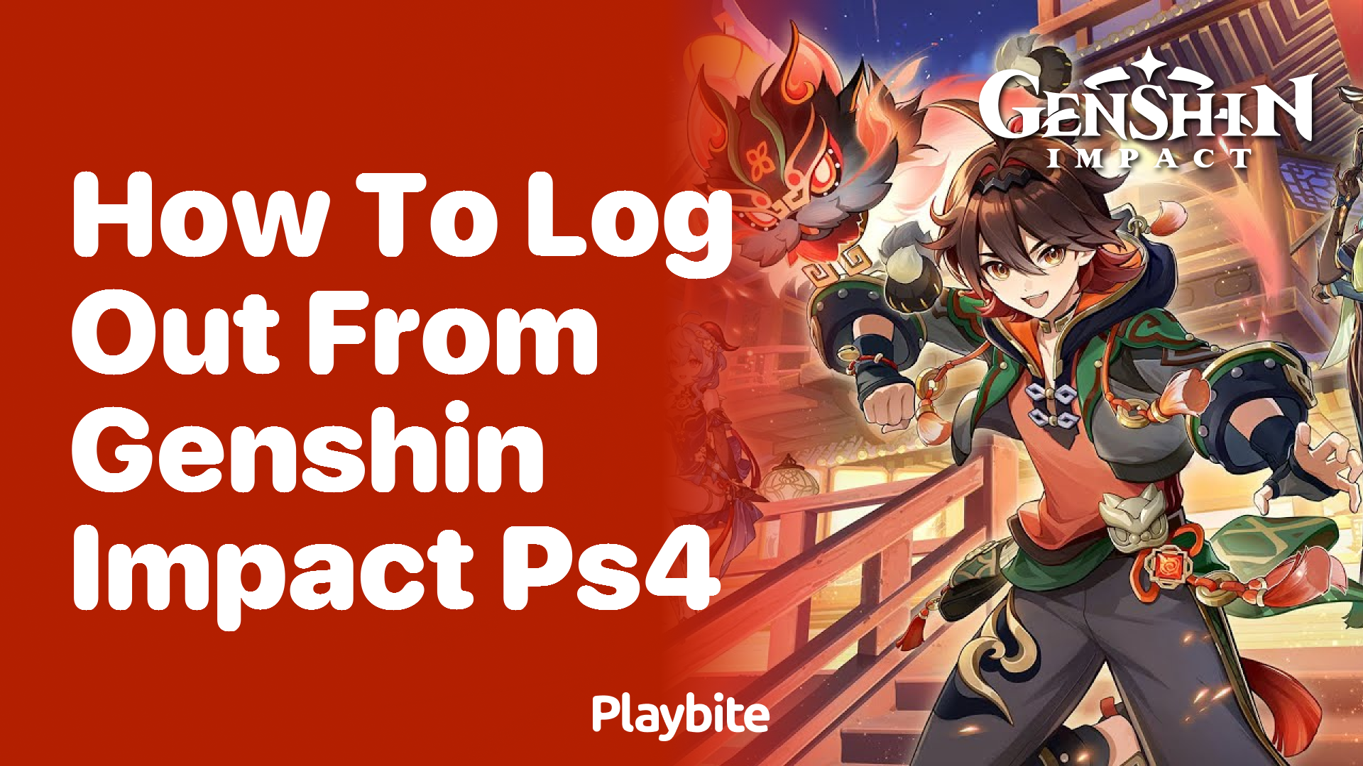 How to Log Out From Genshin Impact on PS4 - Playbite