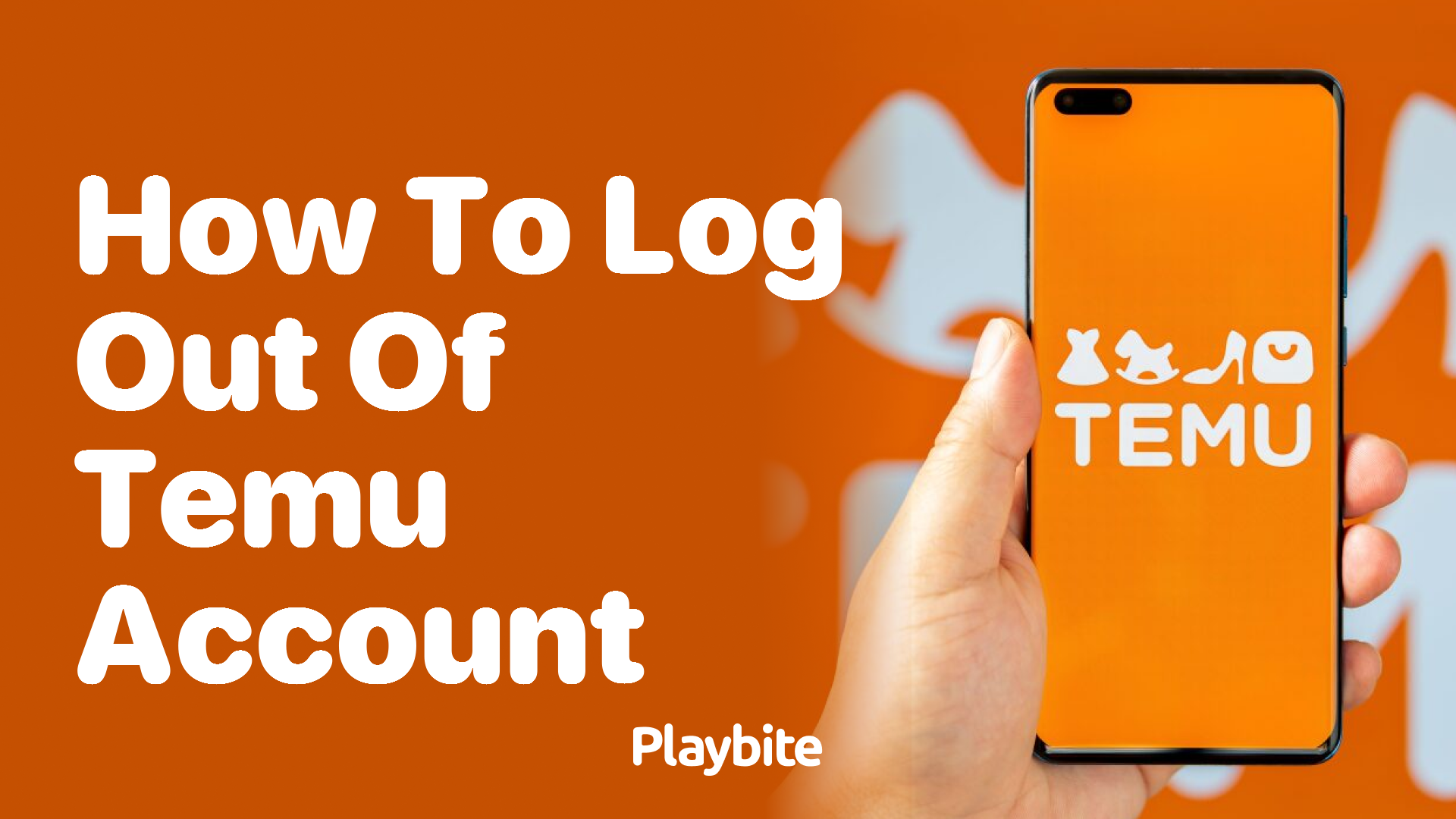 How to log out of your Temu account