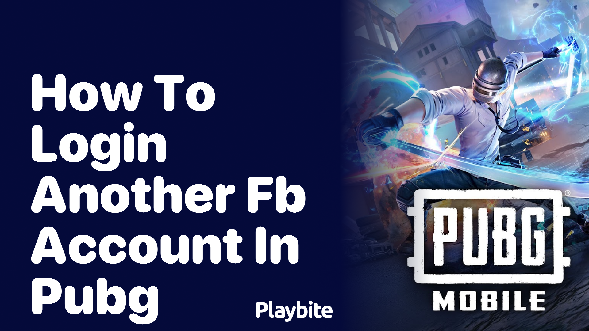 How to Log Into Another Facebook Account in PUBG Mobile