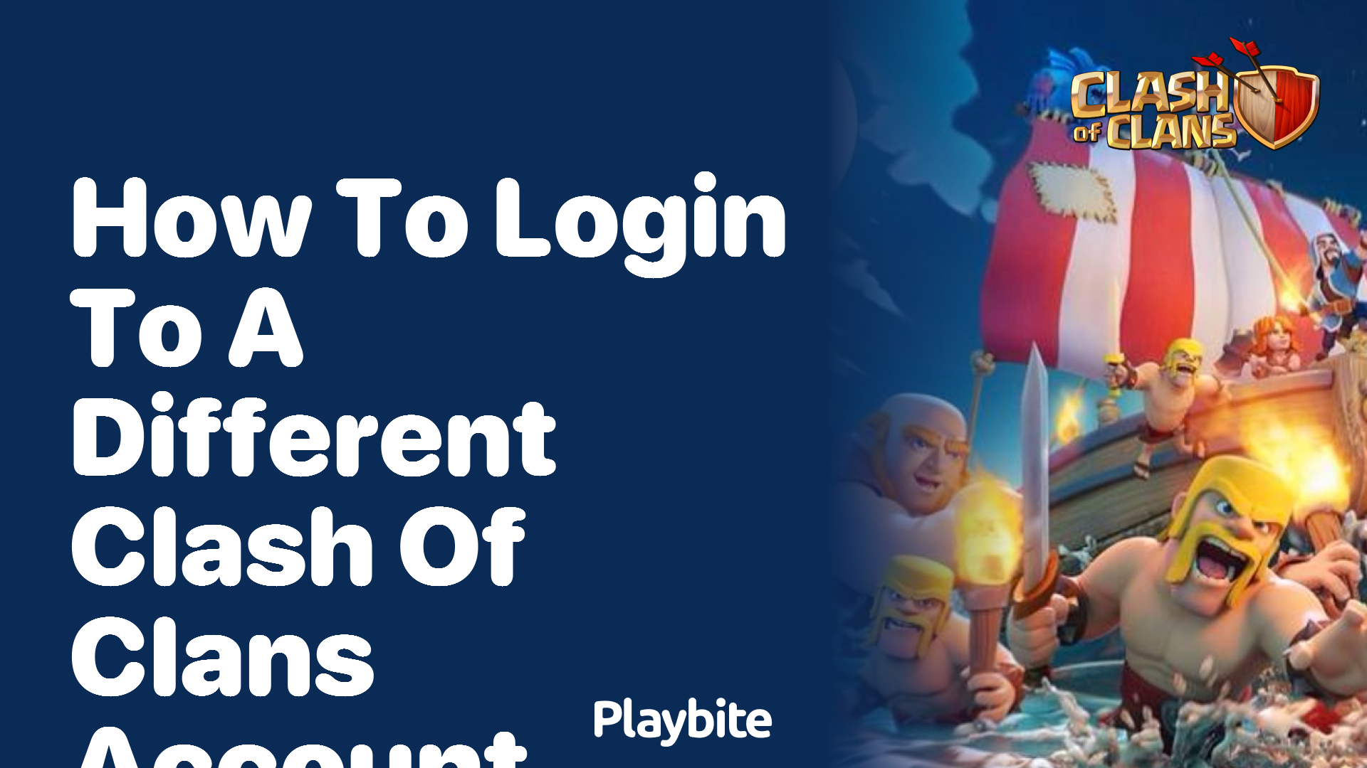 How to Log In to a Different Clash of Clans Account