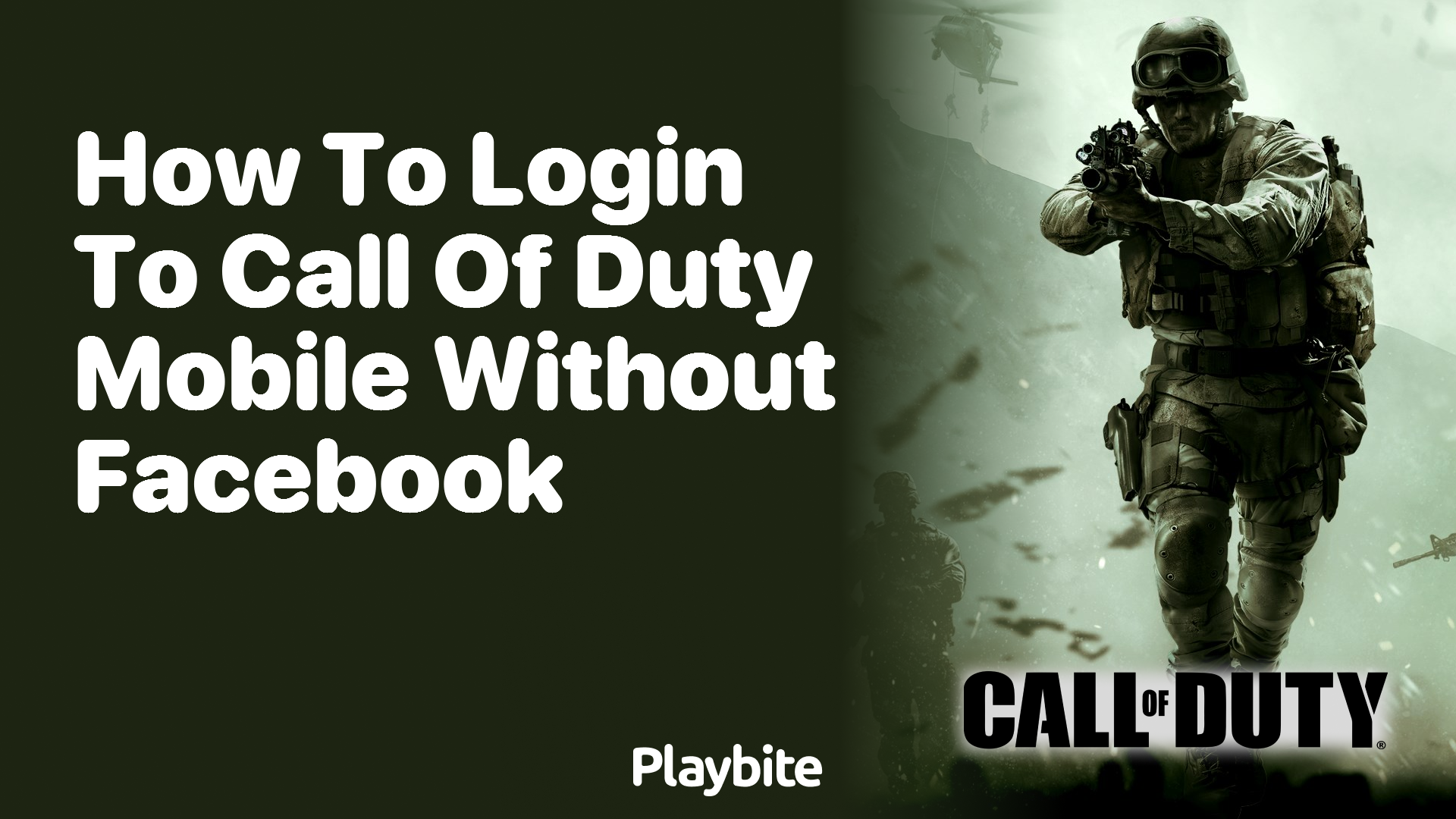 How to Log in to Call of Duty Mobile Without Facebook