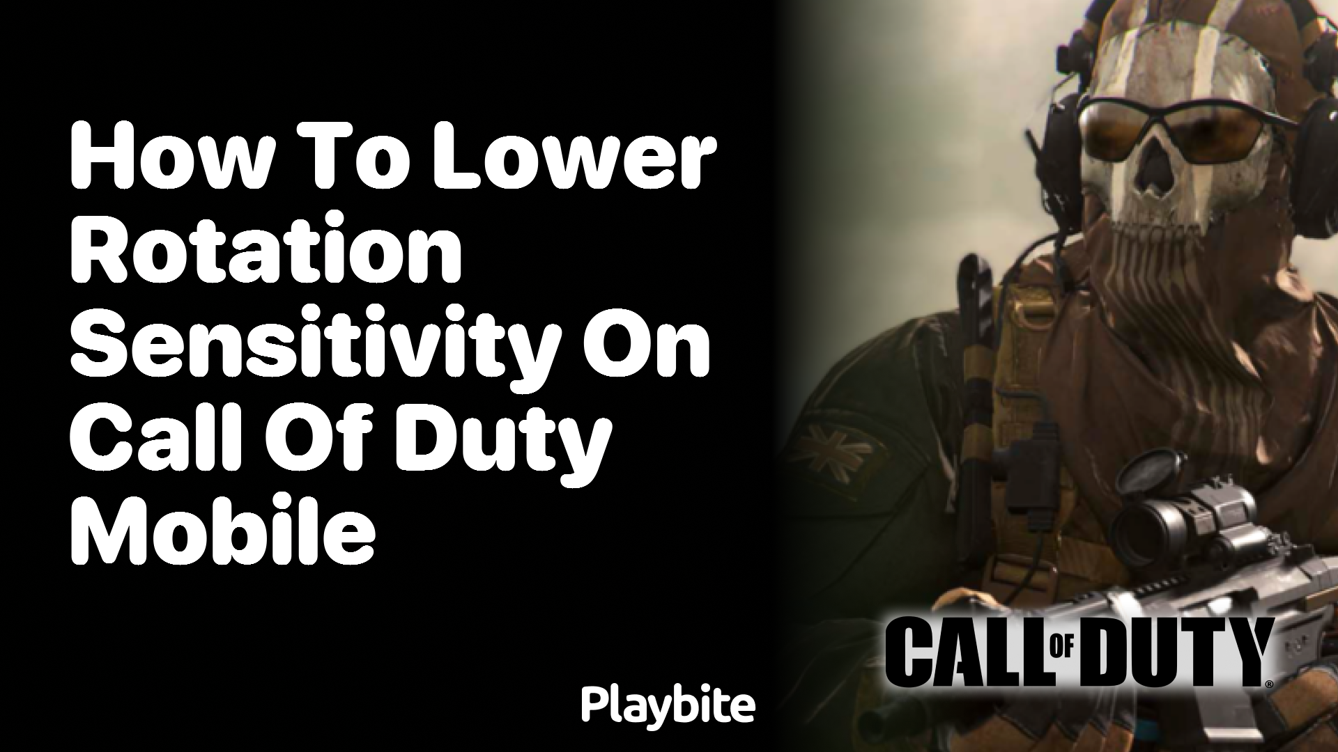 How to Lower Rotation Sensitivity on Call of Duty Mobile