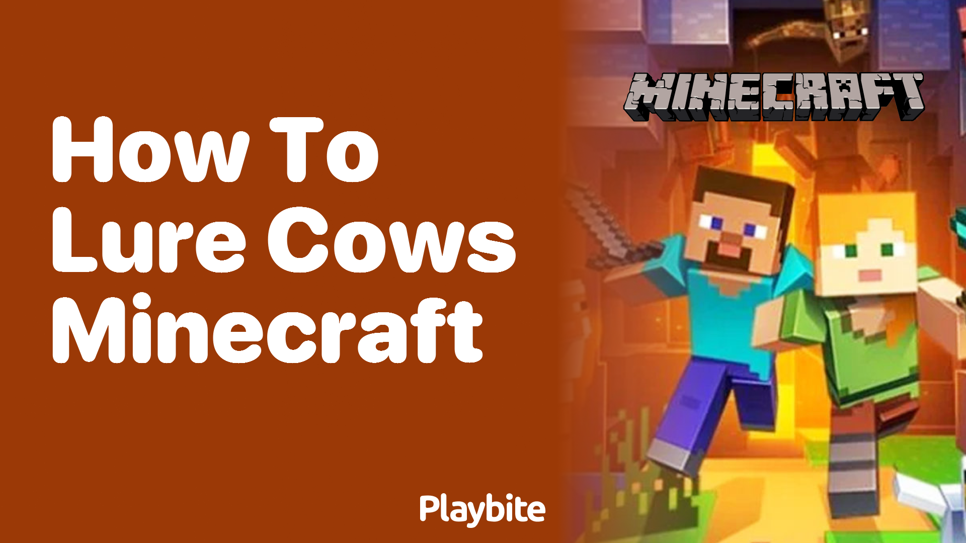 How to Lure Cows in Minecraft