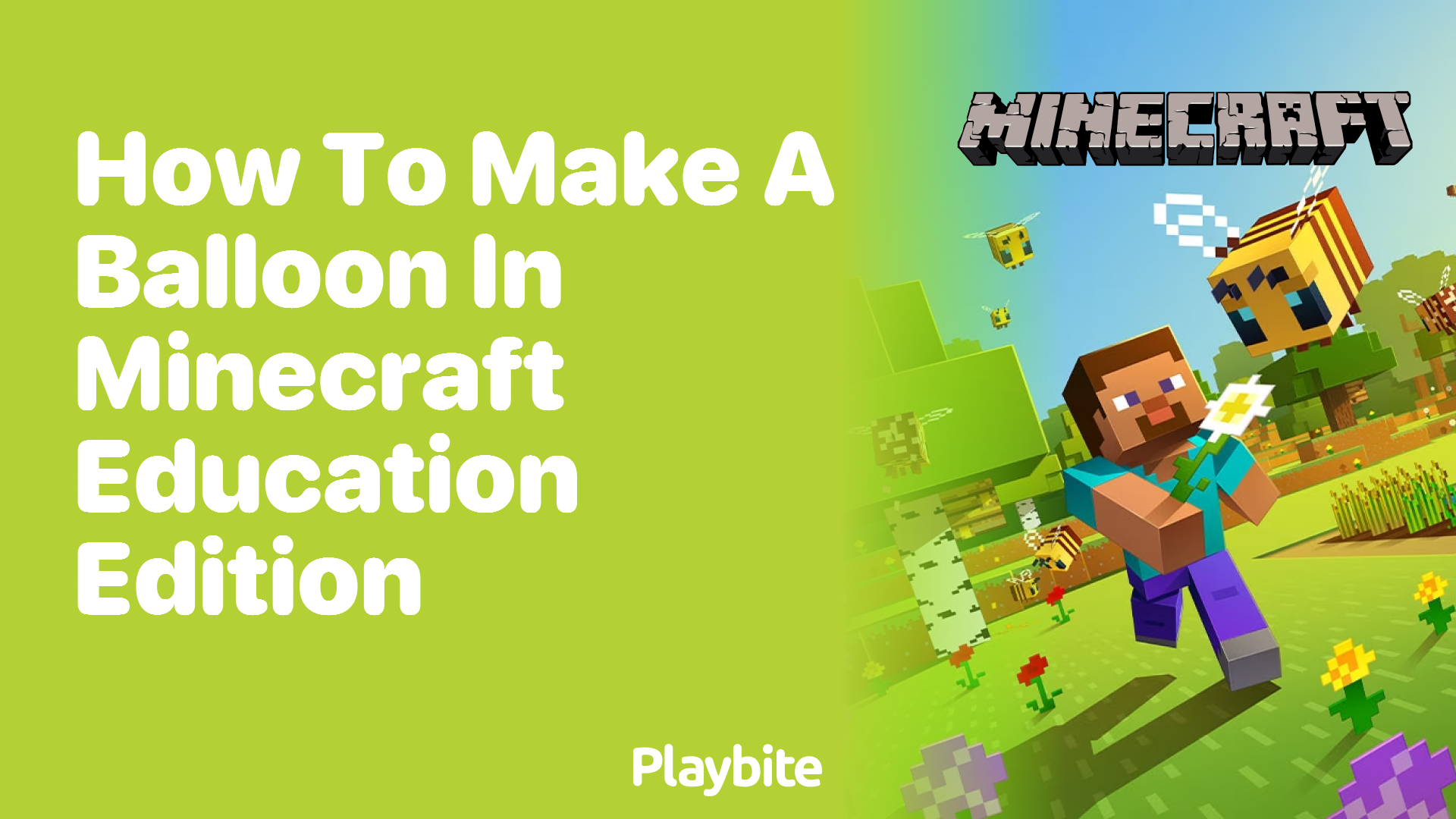 How to Make a Balloon in Minecraft Education Edition