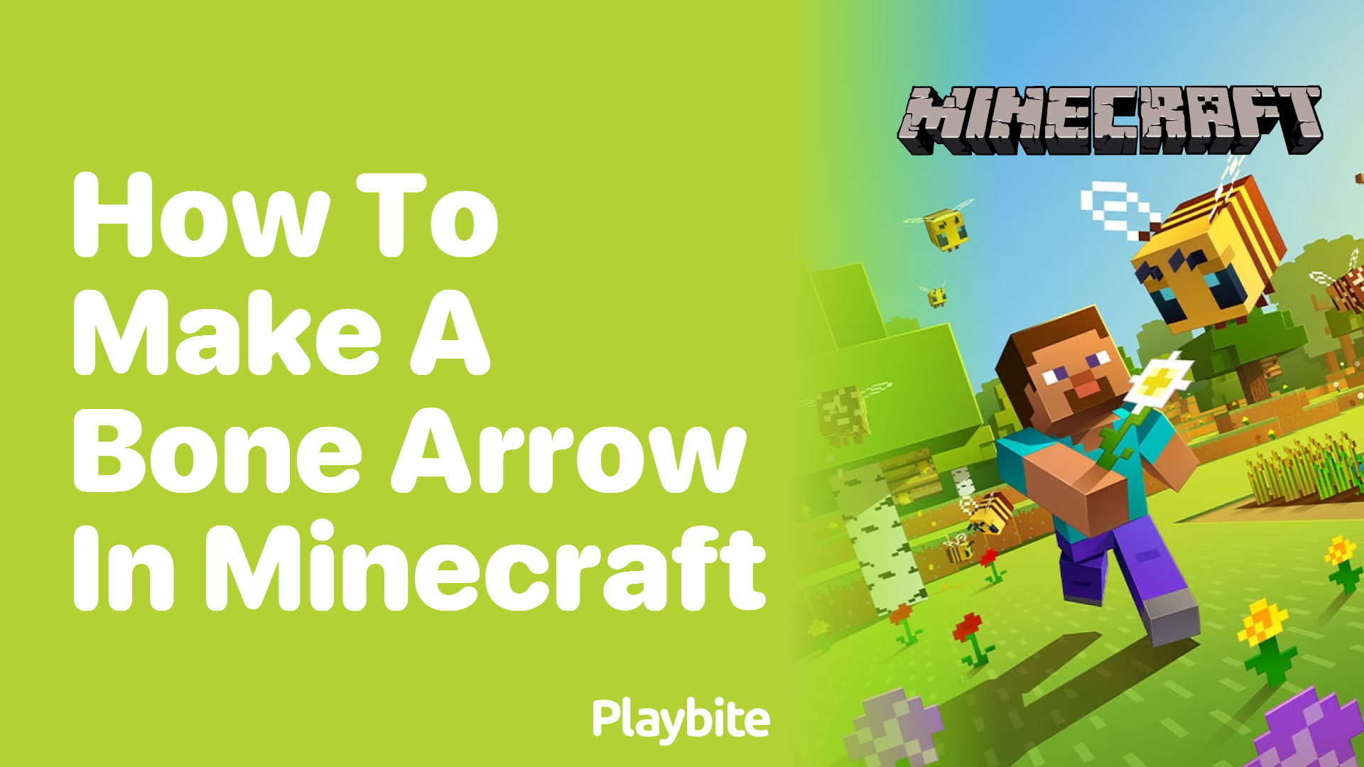 How to Make a Bone Arrow in Minecraft