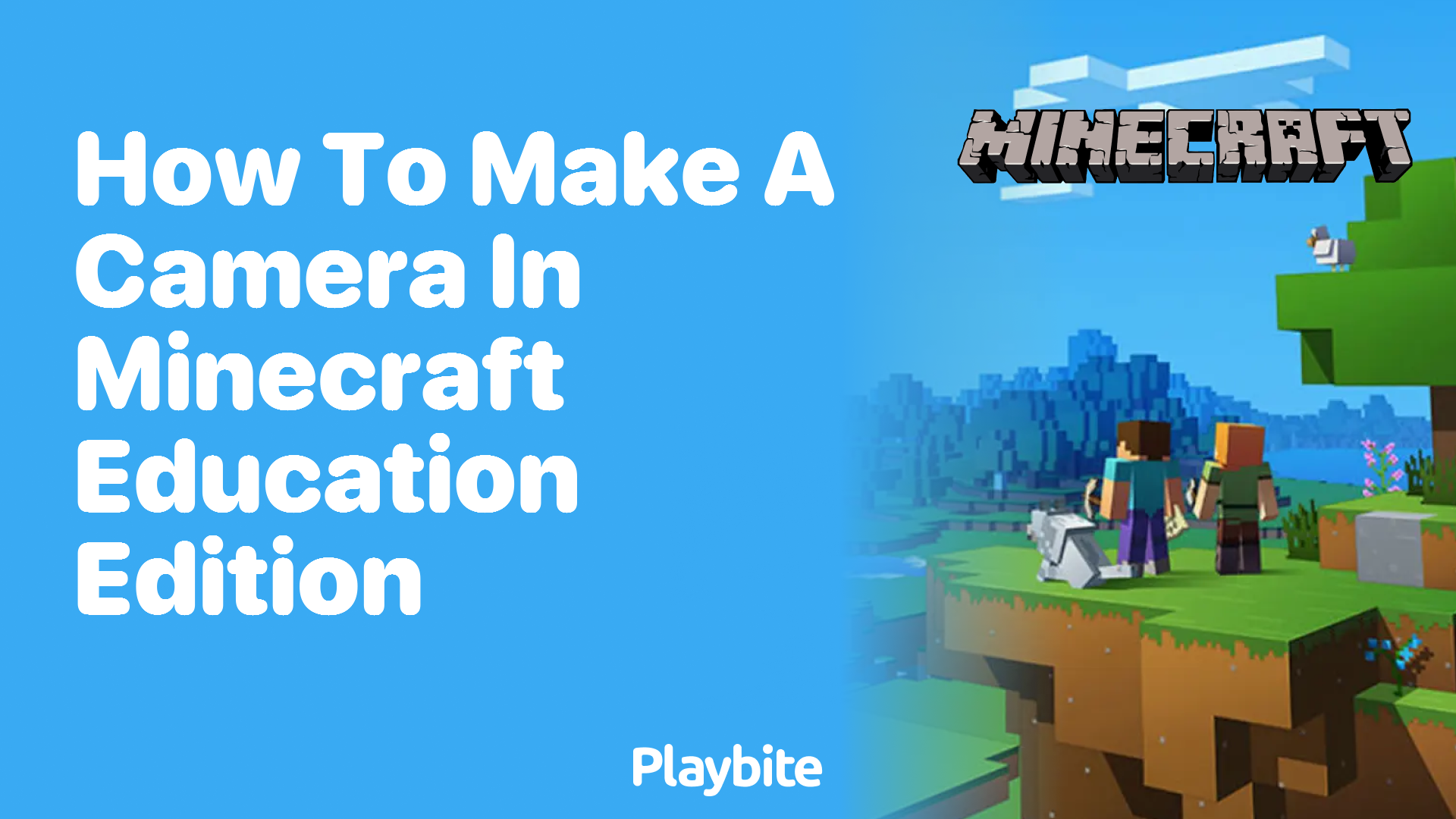 How to Make a Camera in Minecraft Education Edition