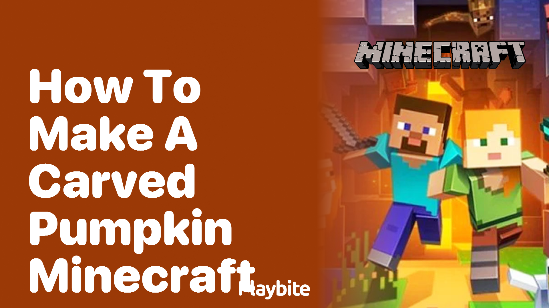 How to Make a Carved Pumpkin in Minecraft