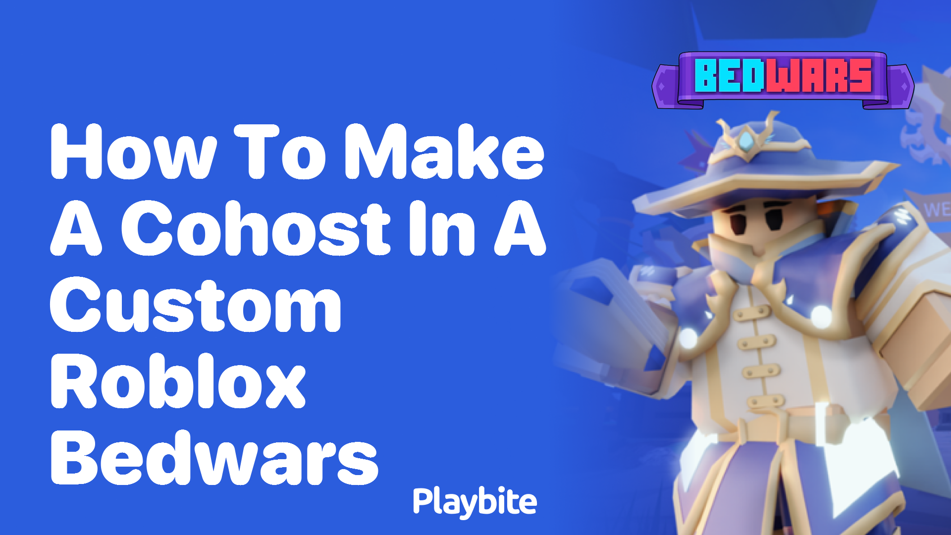 How to Make a Co-Host in a Custom Roblox Bedwars Game - Playbite