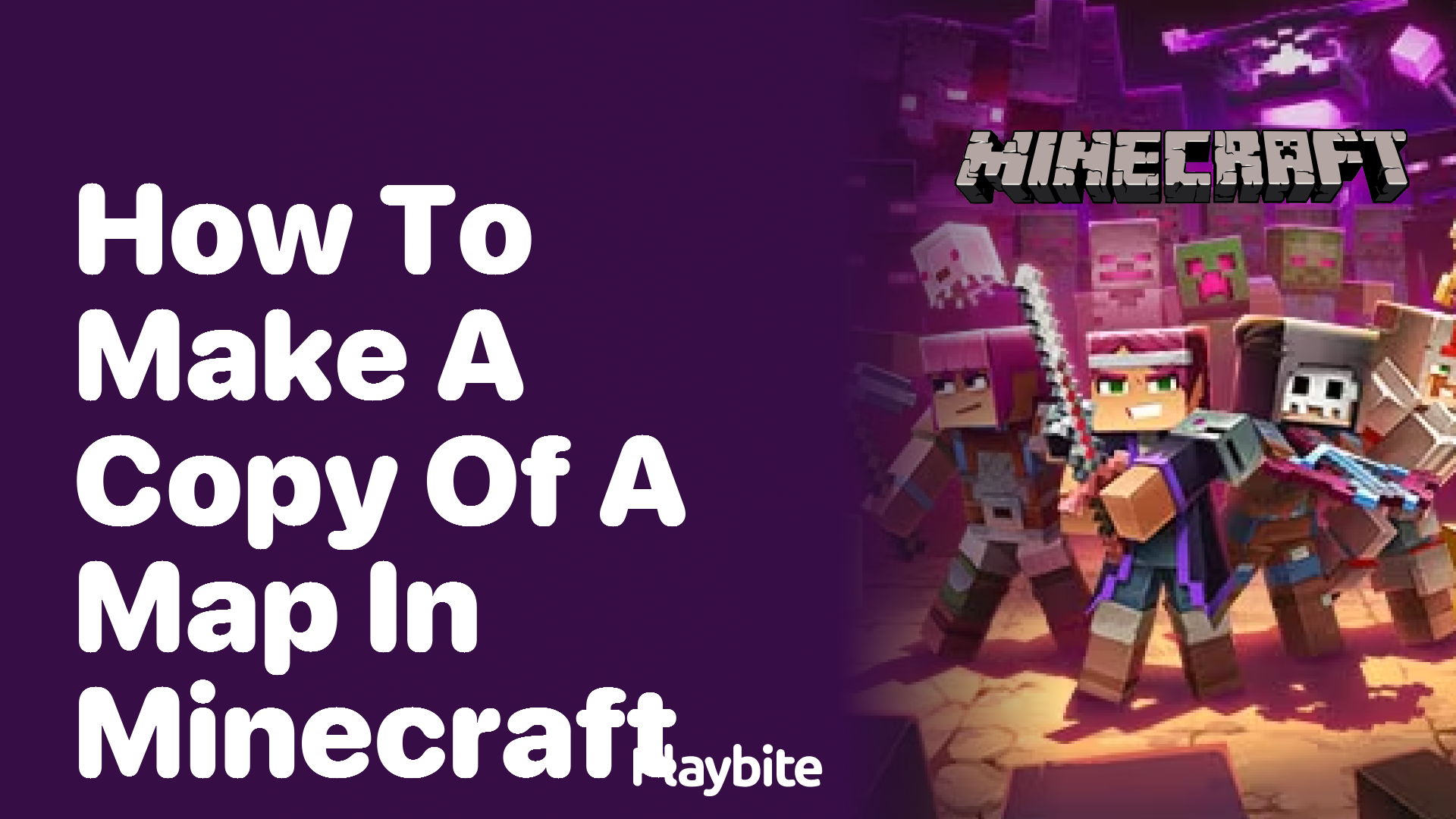 How to Make a Copy of a Map in Minecraft