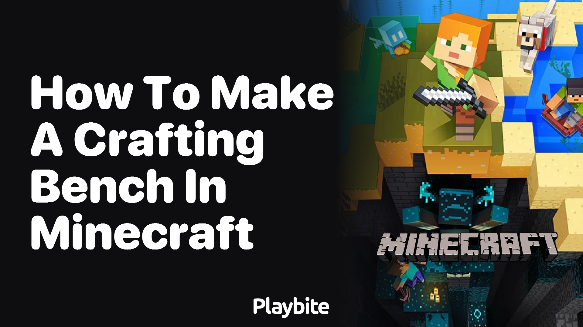 How to Make a Crafting Bench in Minecraft