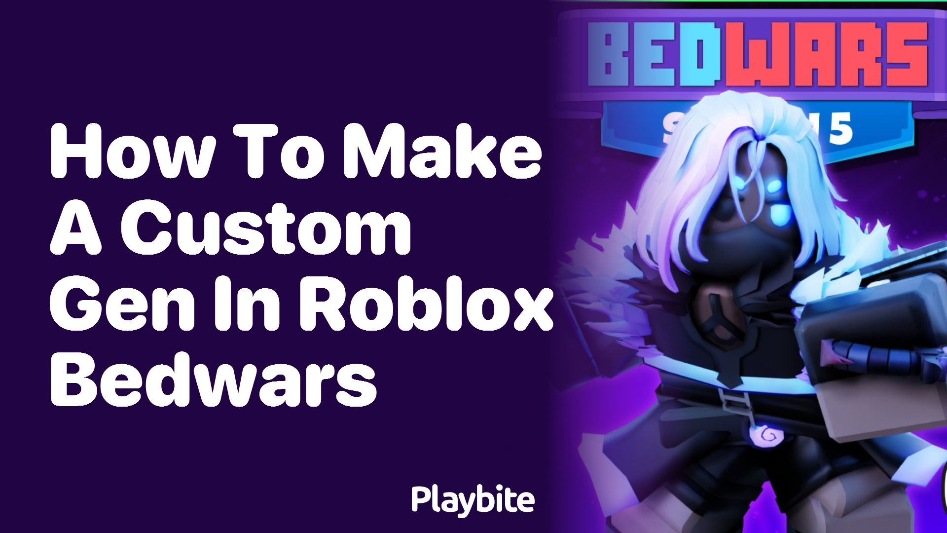 How to Make a Custom Gen in Roblox Bedwars