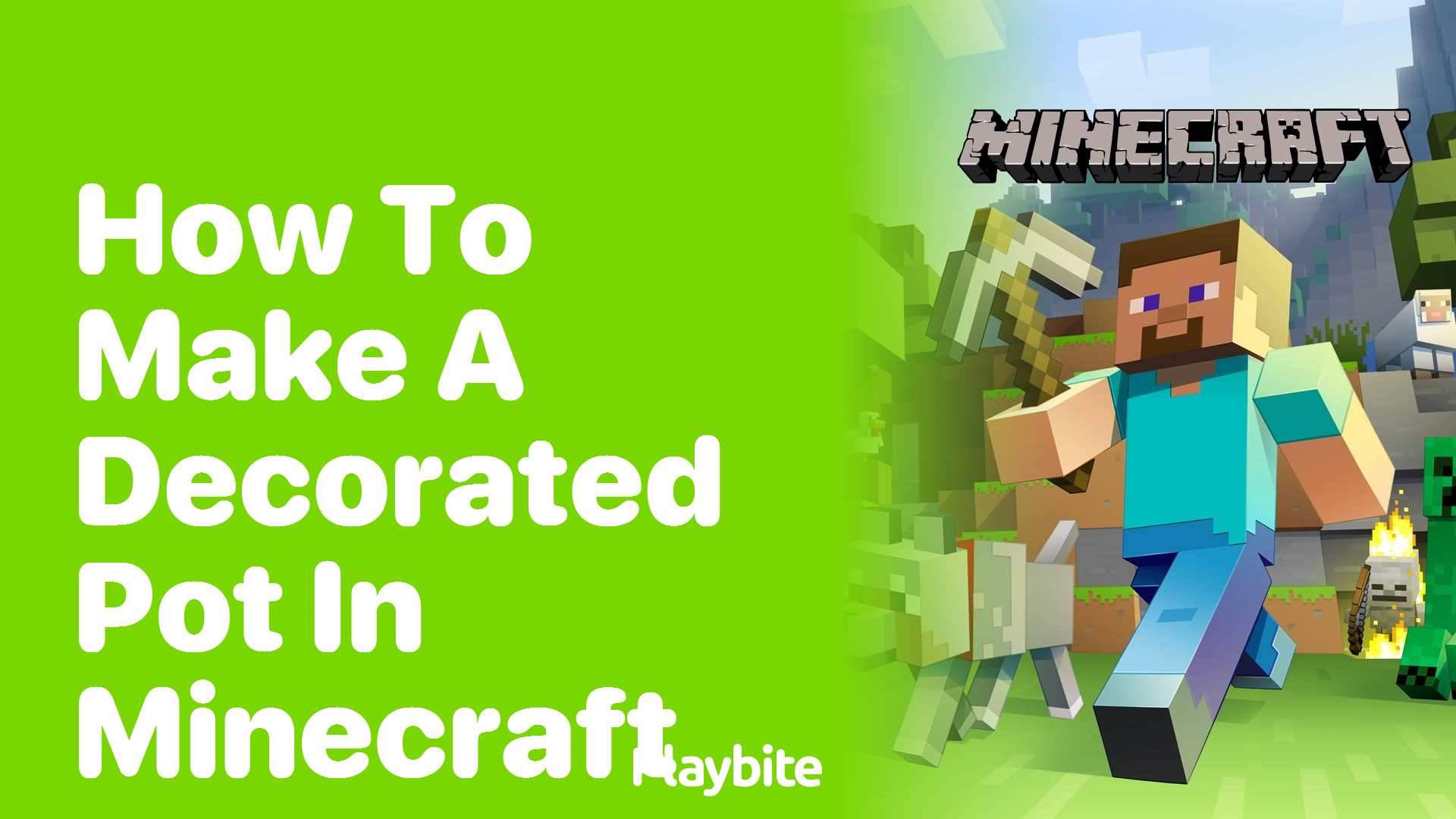 How to Make a Decorated Pot in Minecraft