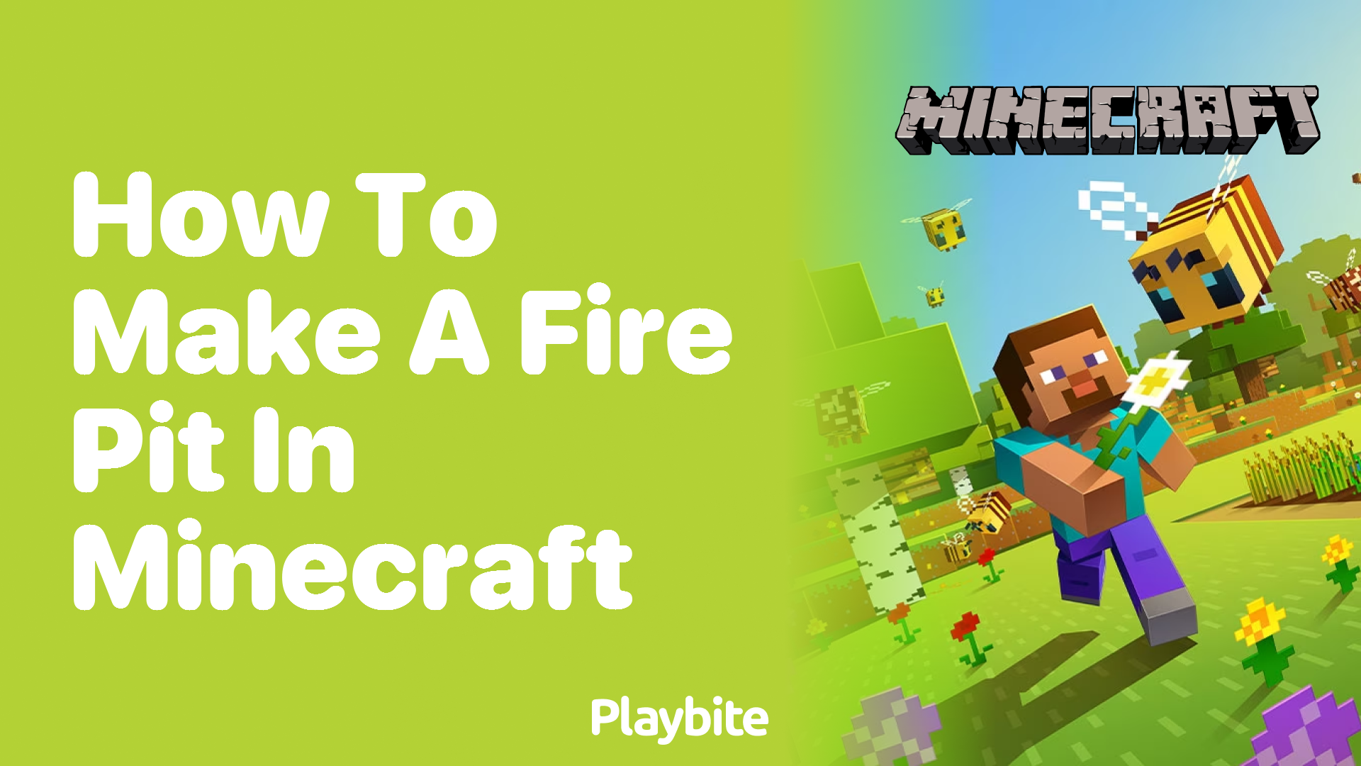 How to Make a Fire Pit in Minecraft