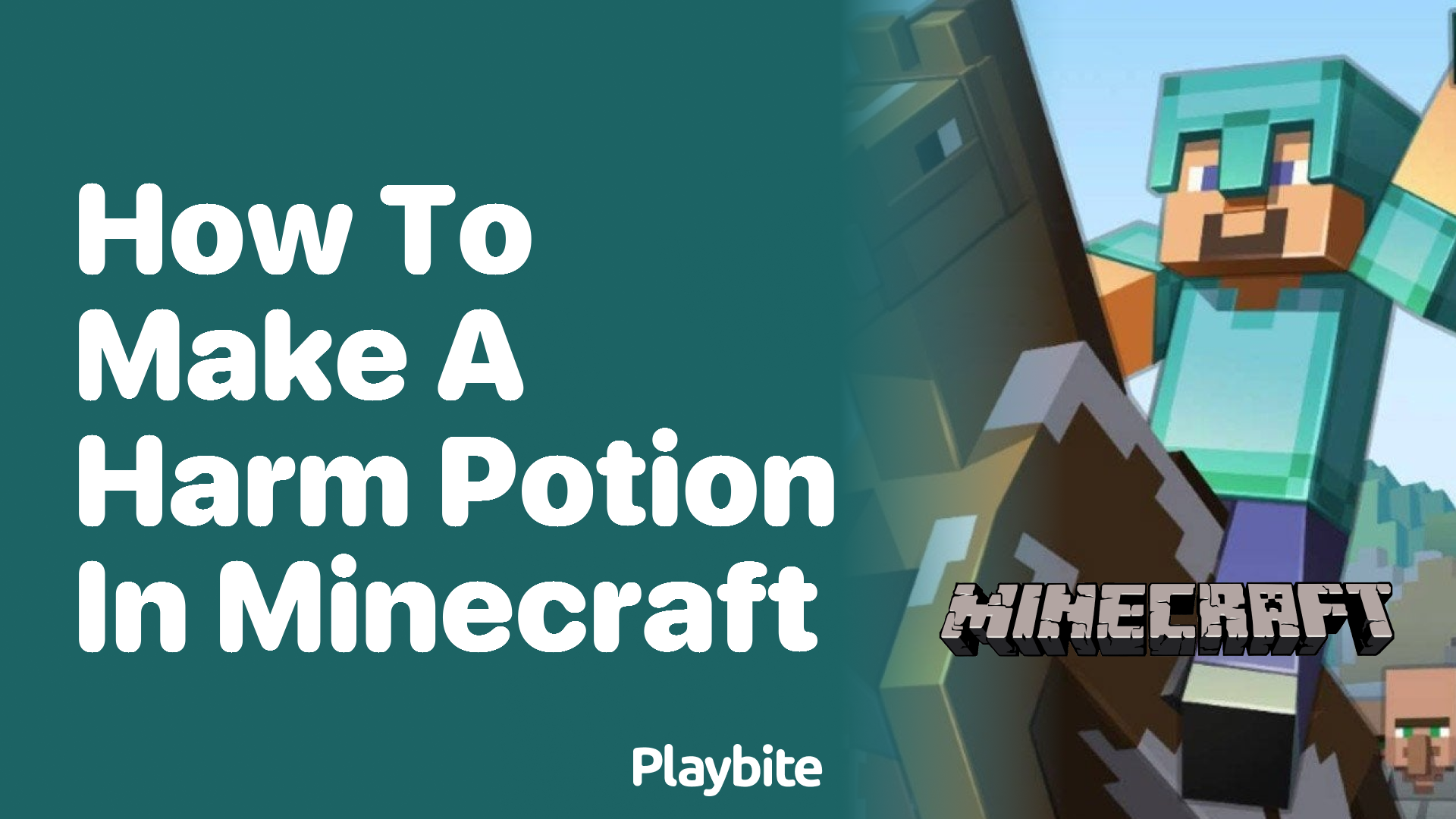 How to Make a Harm Potion in Minecraft