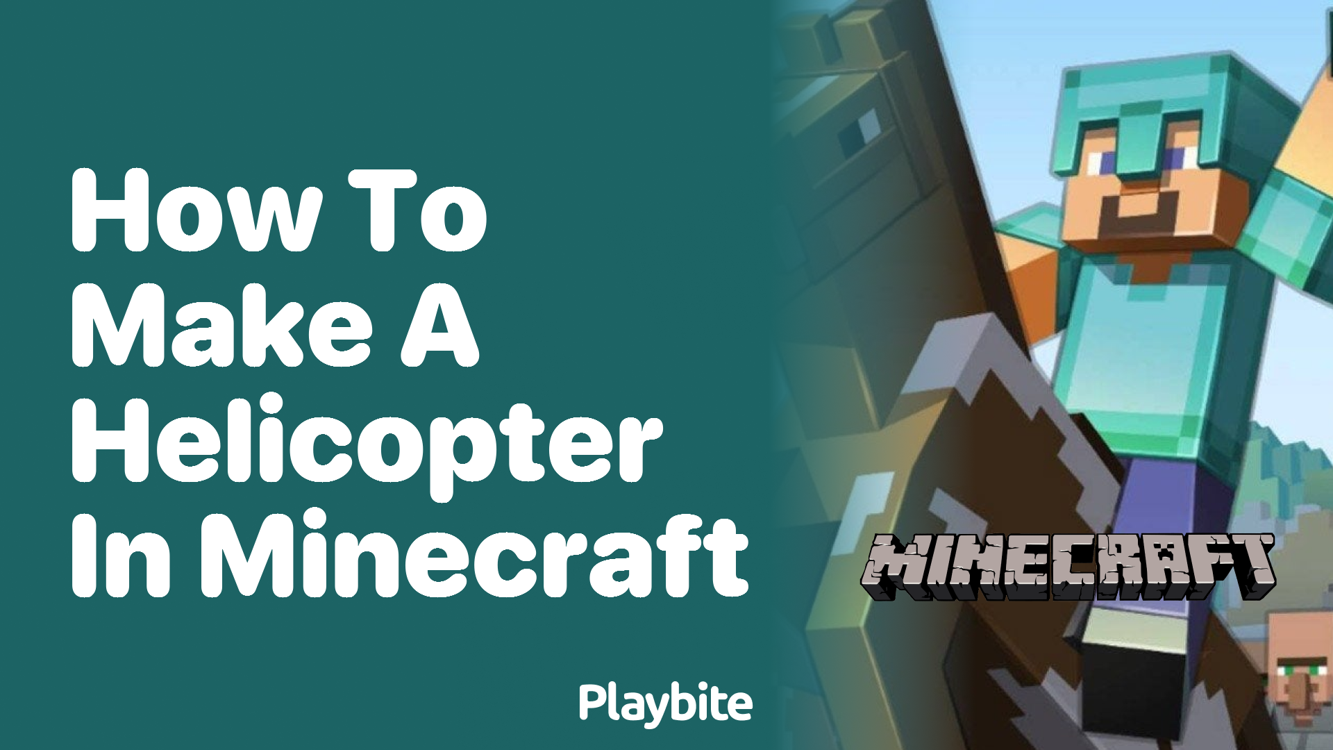 How to Make a Helicopter in Minecraft