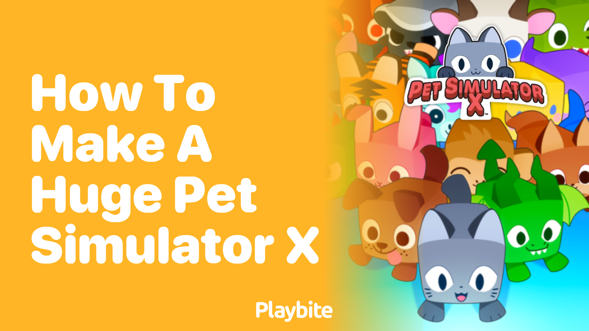 How to Make a Huge Pet in Pet Simulator X