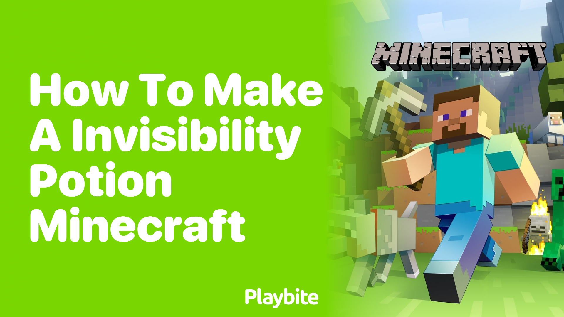 How to Make a Invisibility Potion in Minecraft