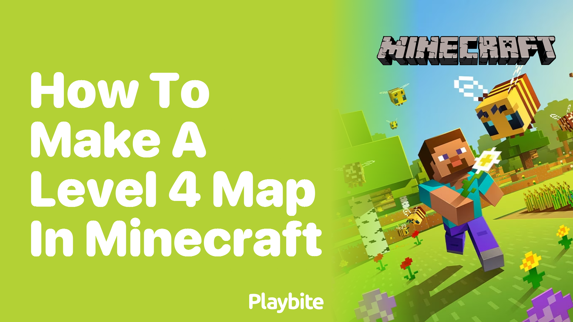 How to Make a Level 4 Map in Minecraft