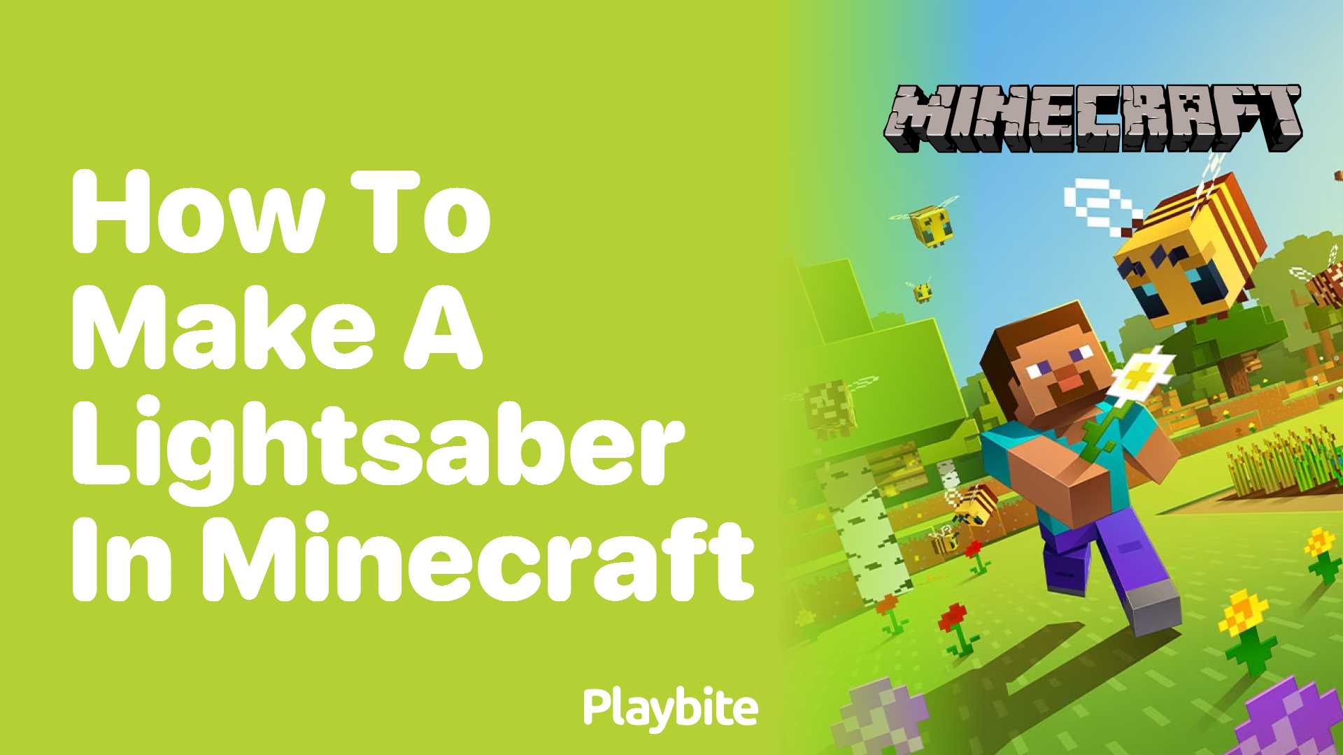 How to Make a Lightsaber in Minecraft