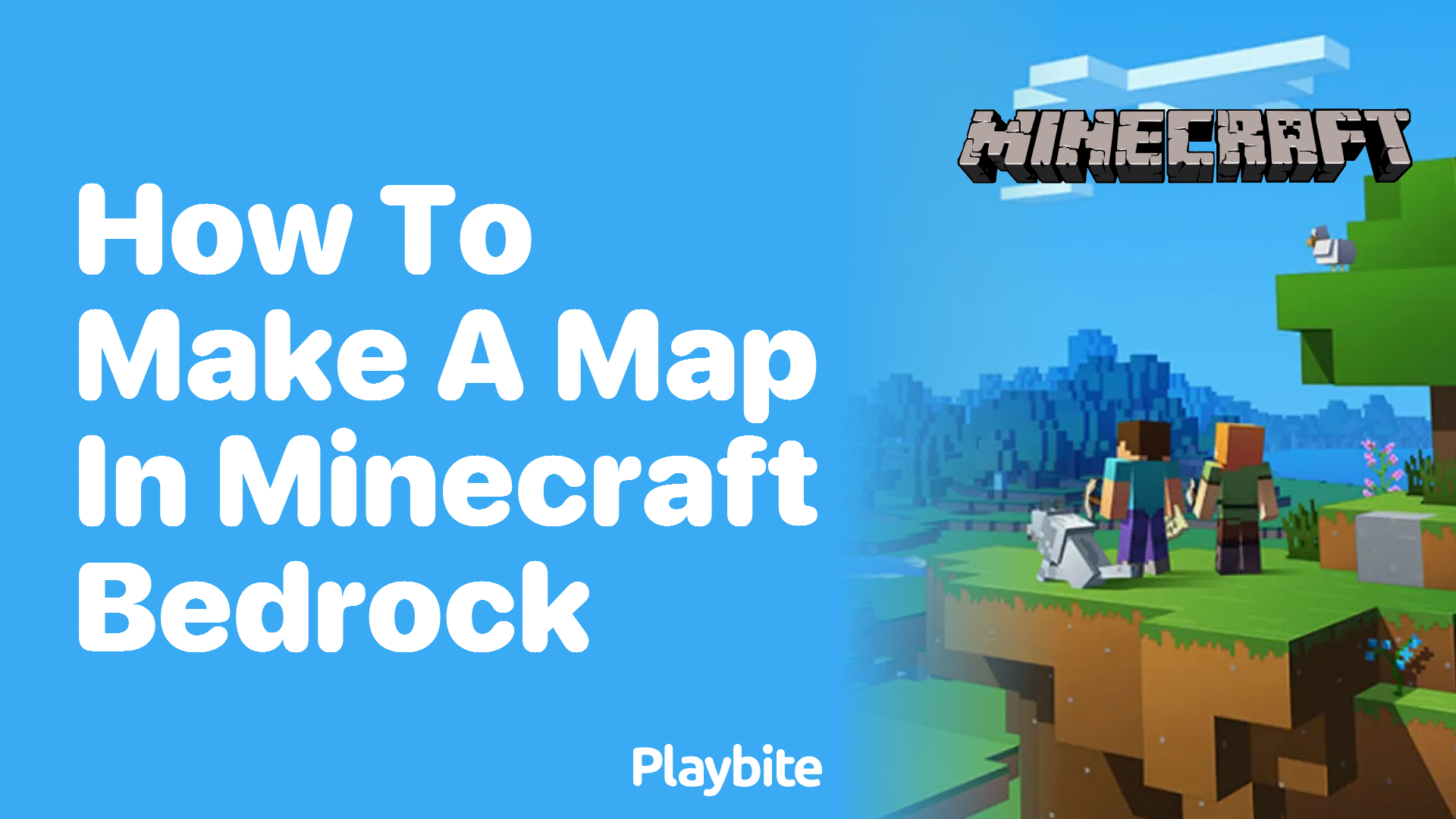 How to Make a Map in Minecraft Bedrock