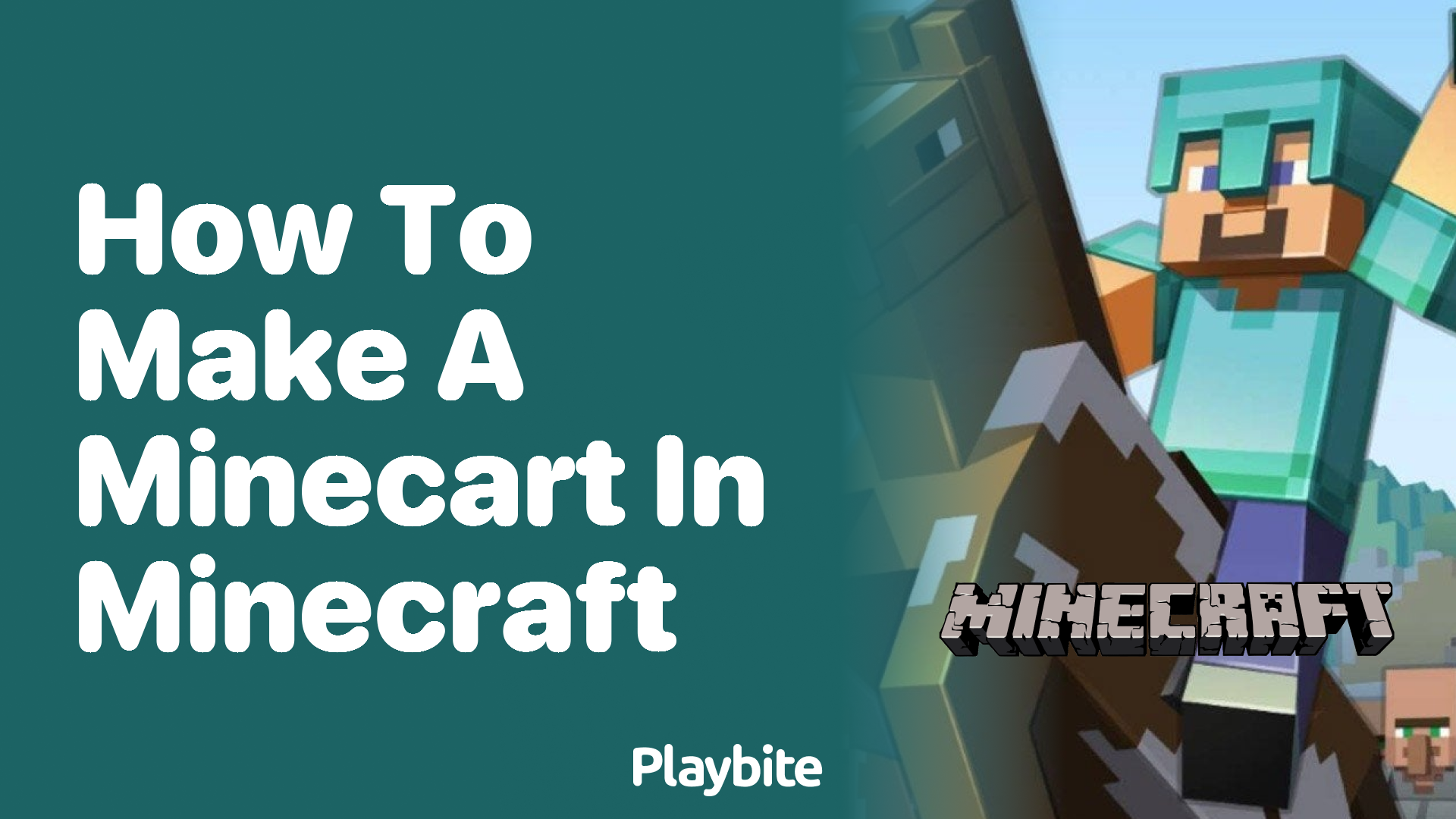 How to Make a Minecart in Minecraft