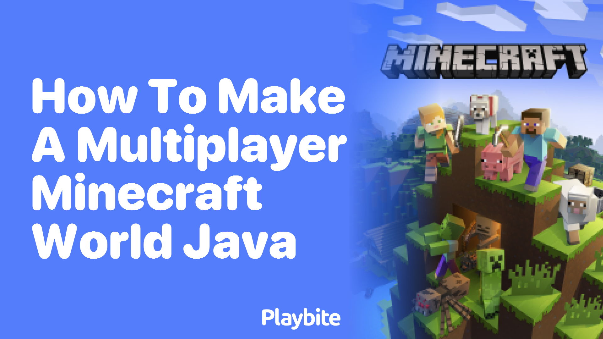 How to Create a Multiplayer Minecraft World in Java Edition