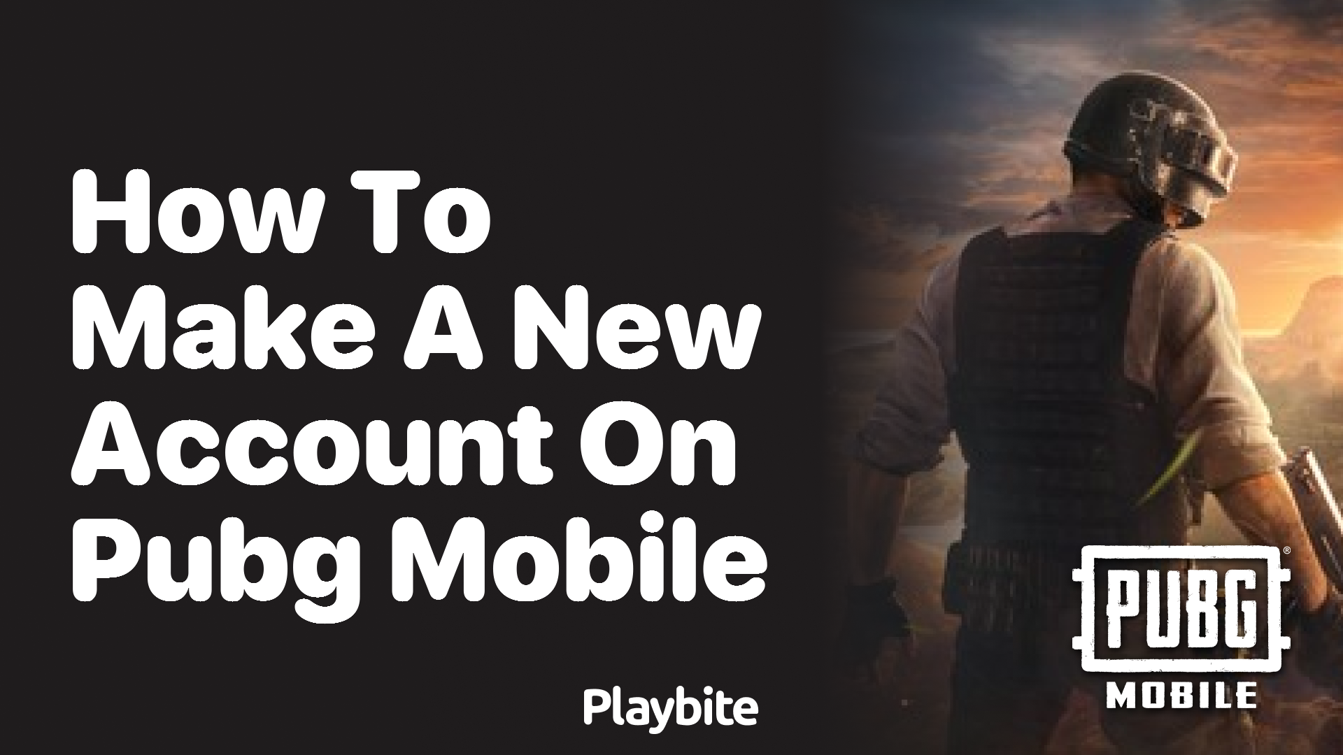 How to Make a New Account on PUBG Mobile