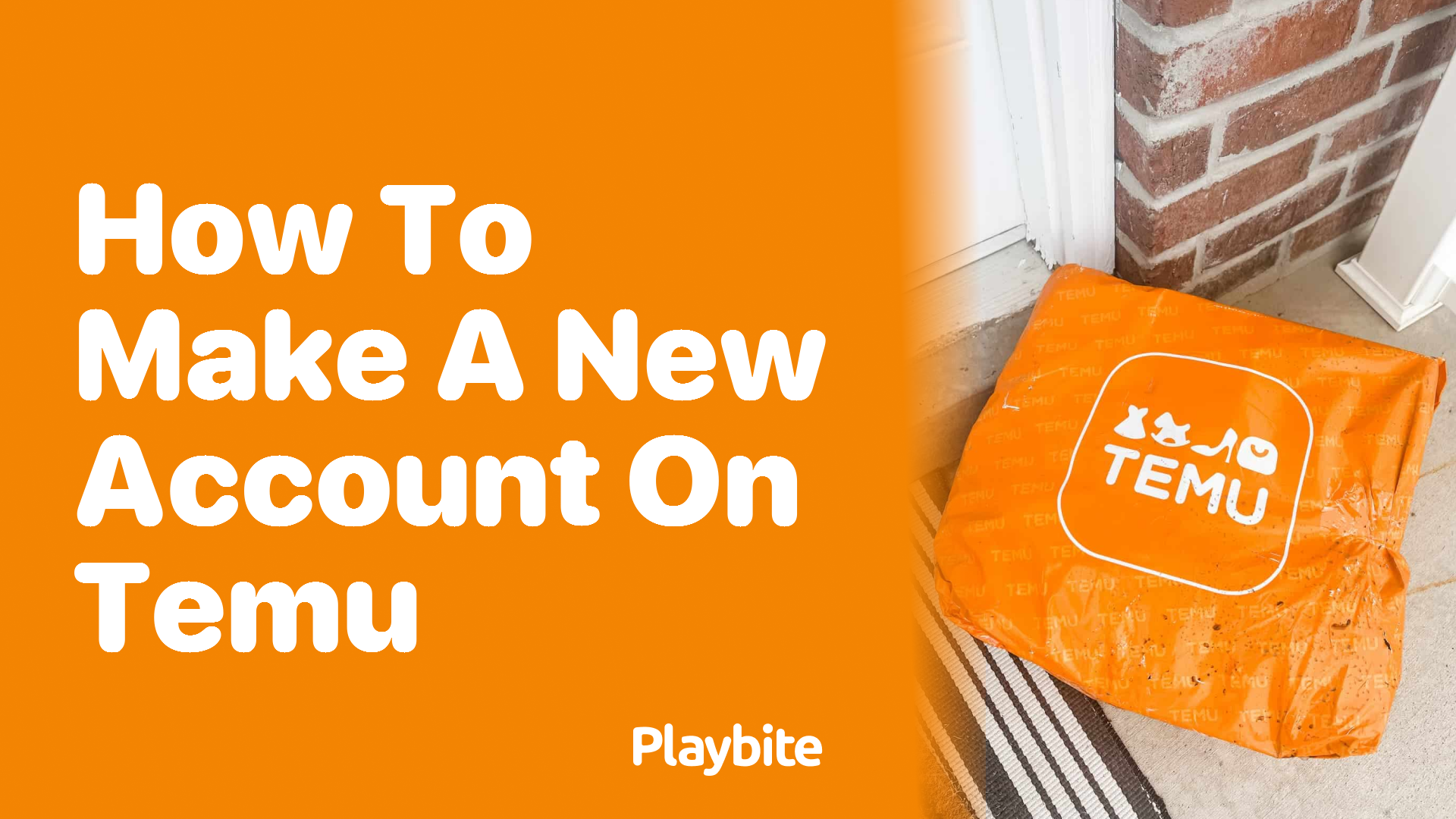 How to Make a New Account on Temu