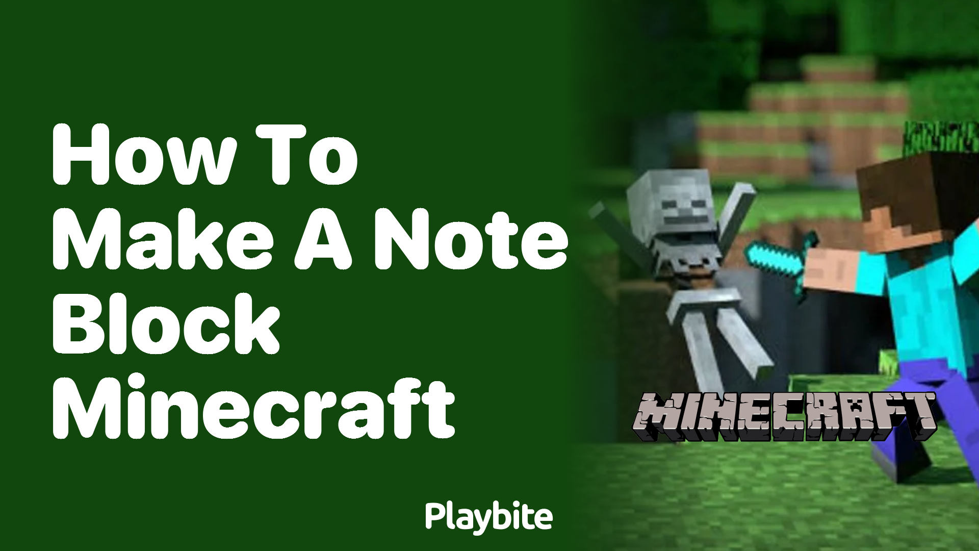 How to Make a Note Block in Minecraft