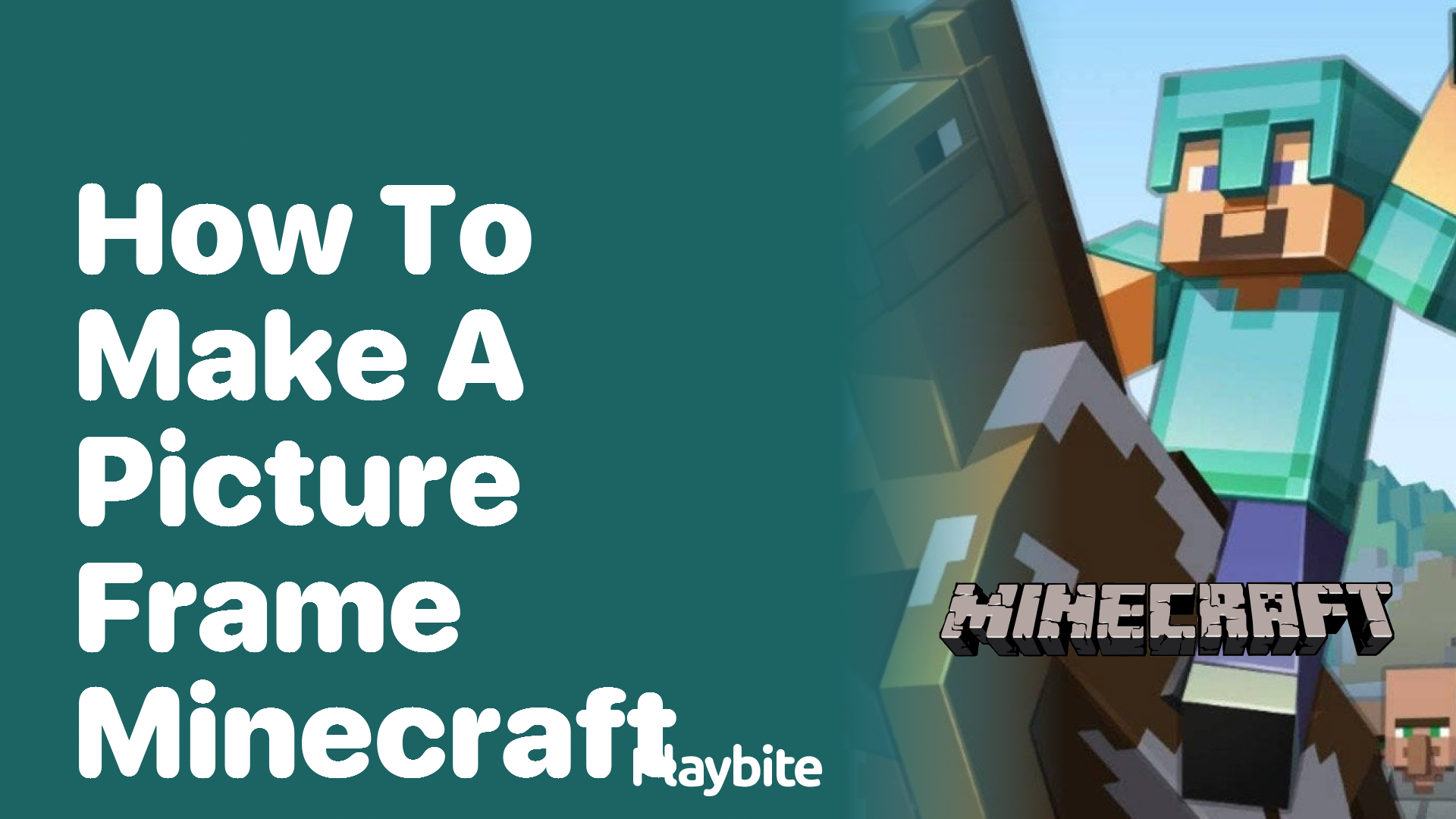 How to Make a Picture Frame in Minecraft - Playbite