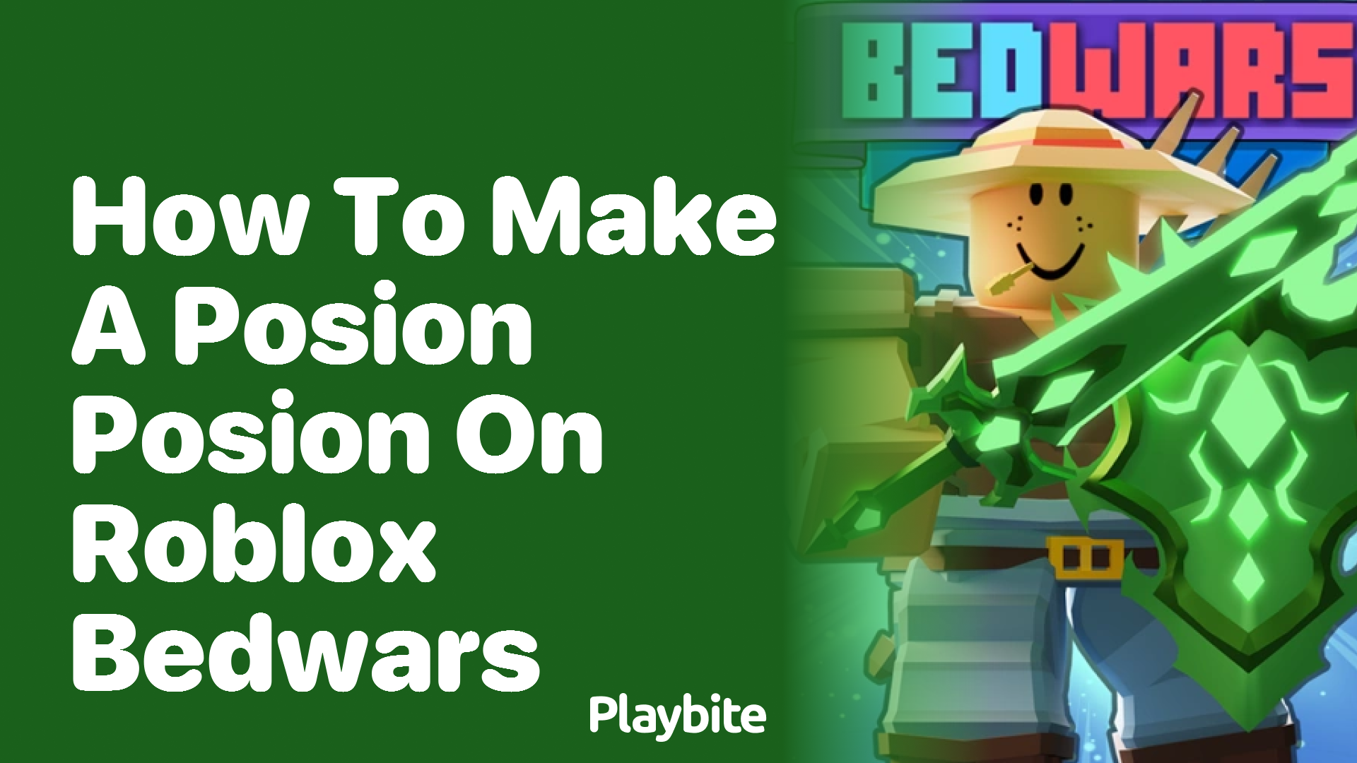 How to Make a Poison Potion on Roblox Bedwars