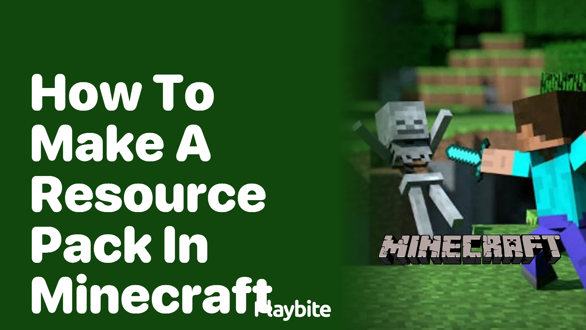 How to Make a Resource Pack in Minecraft: A Simple Guide